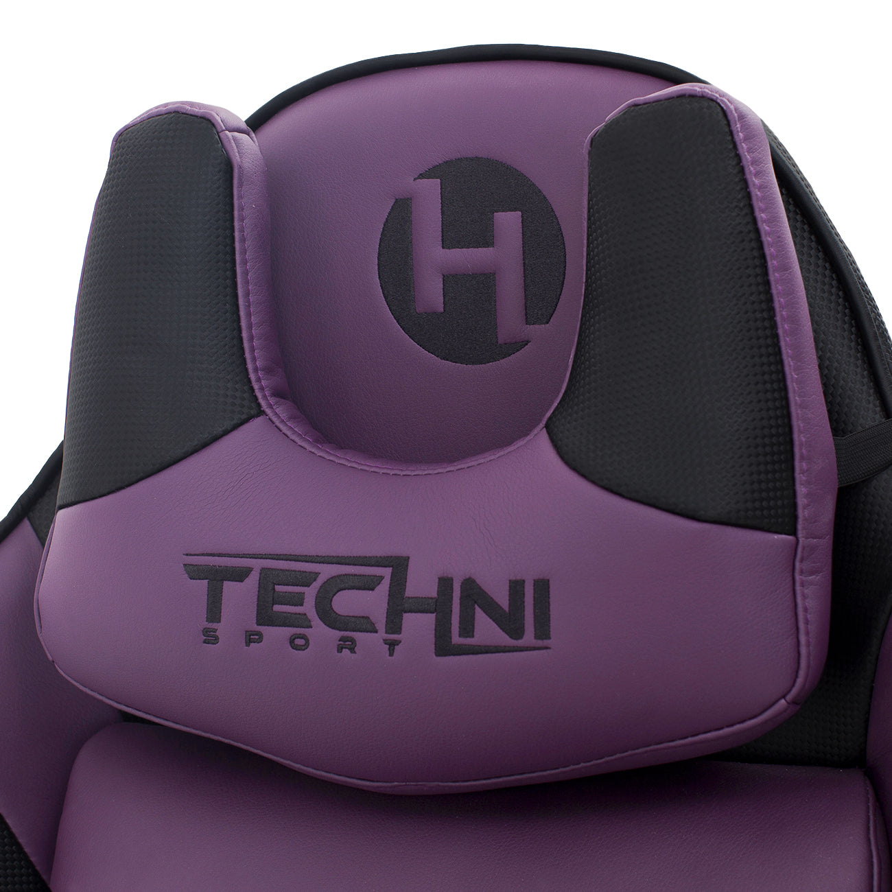 Techni Sport TS-61 Ergonomic High Back Racer Style Video Gaming Chair, Purple/Black