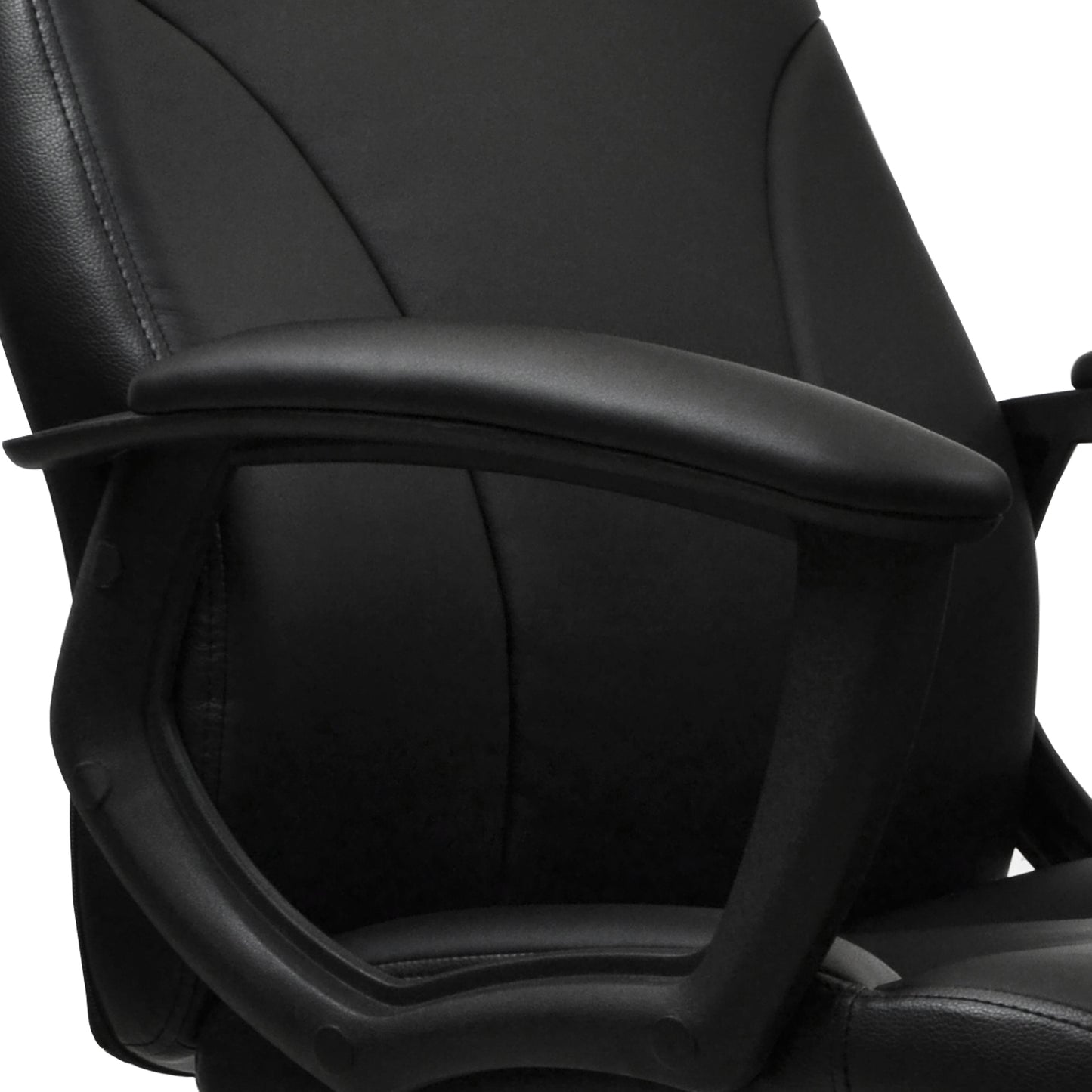 Medium Back Executive Office Chair, Black