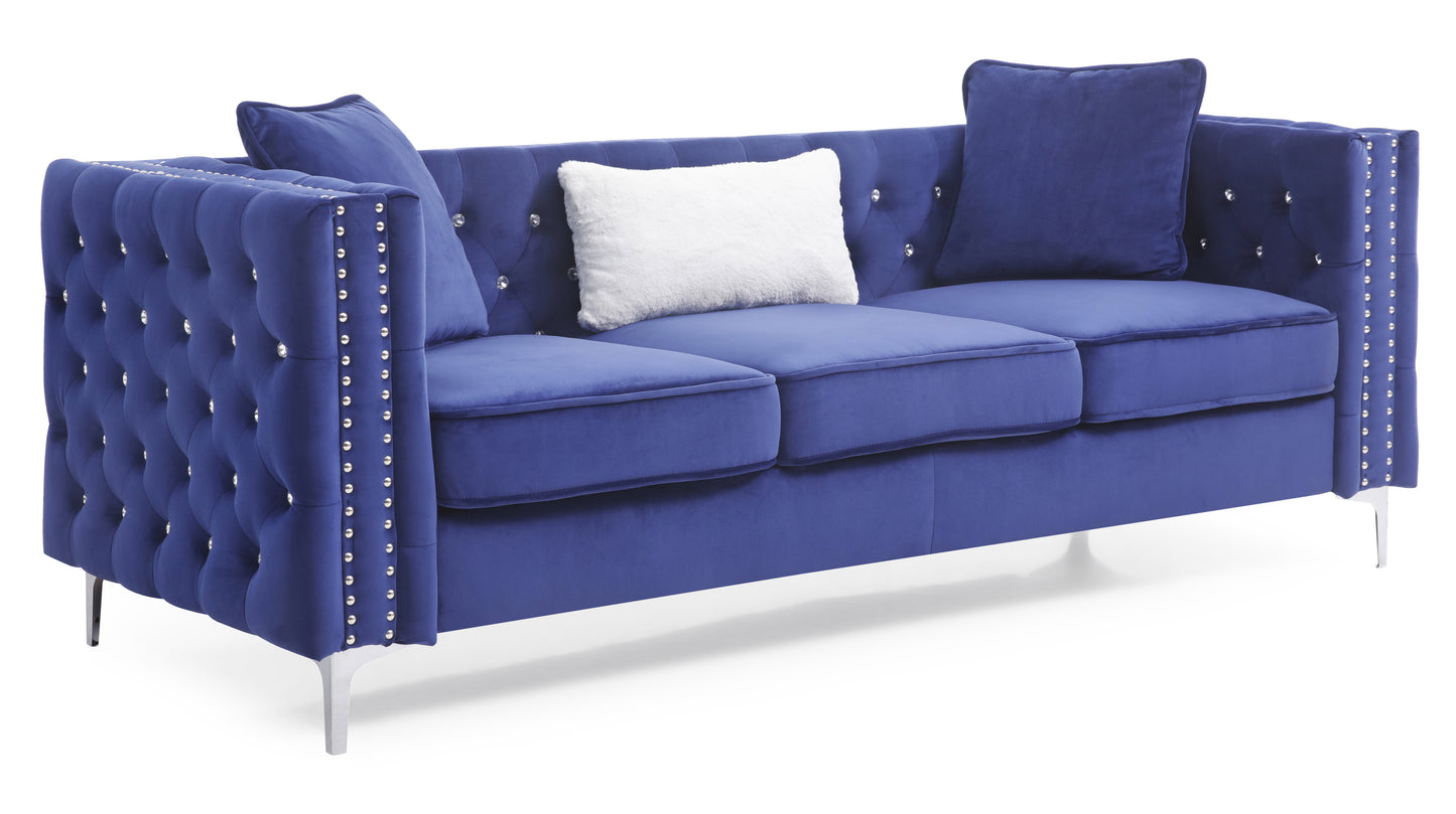 Paige G829A-S Sofa , BLUE