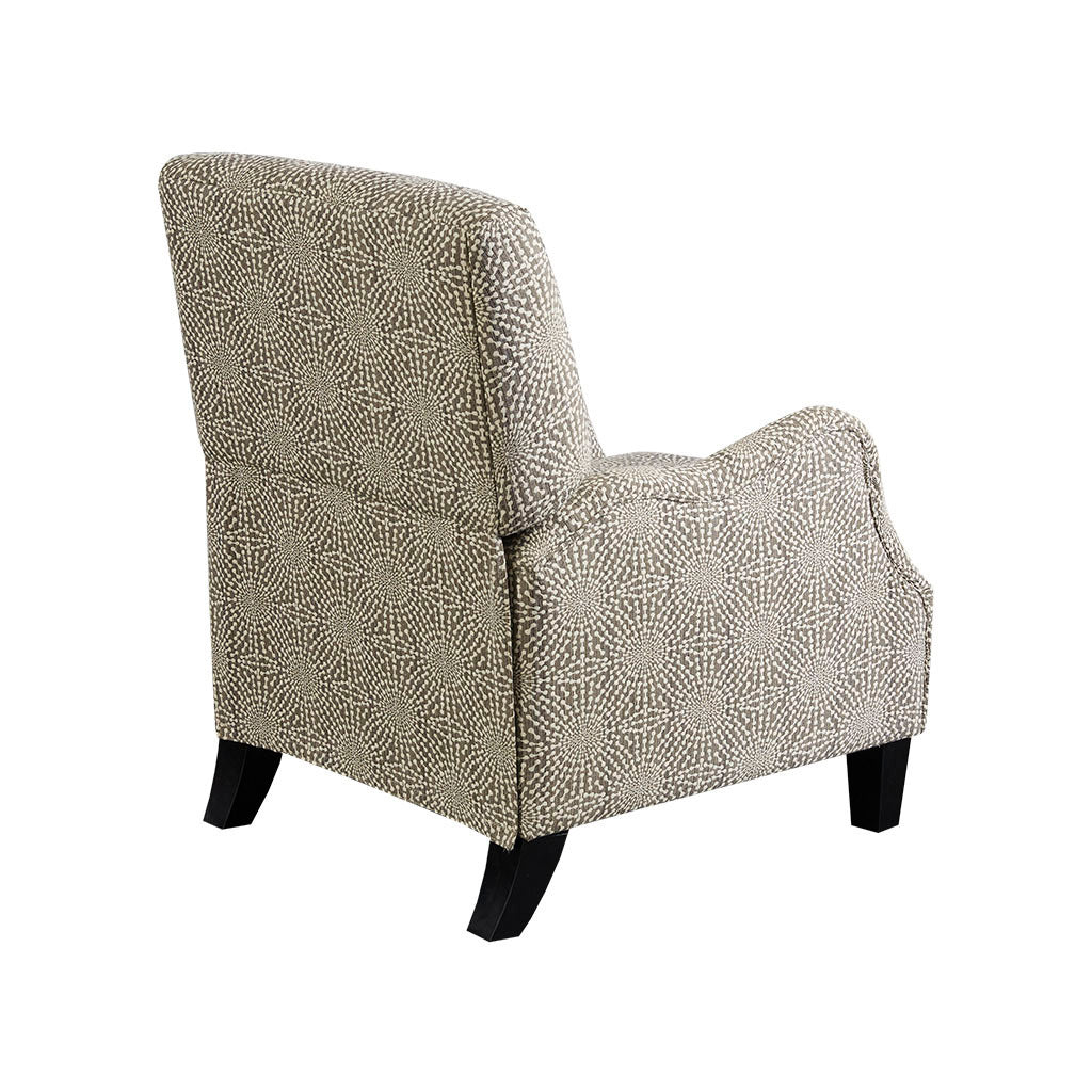 Madison Park Hoffman Manual Recliner with Beige Upholstery