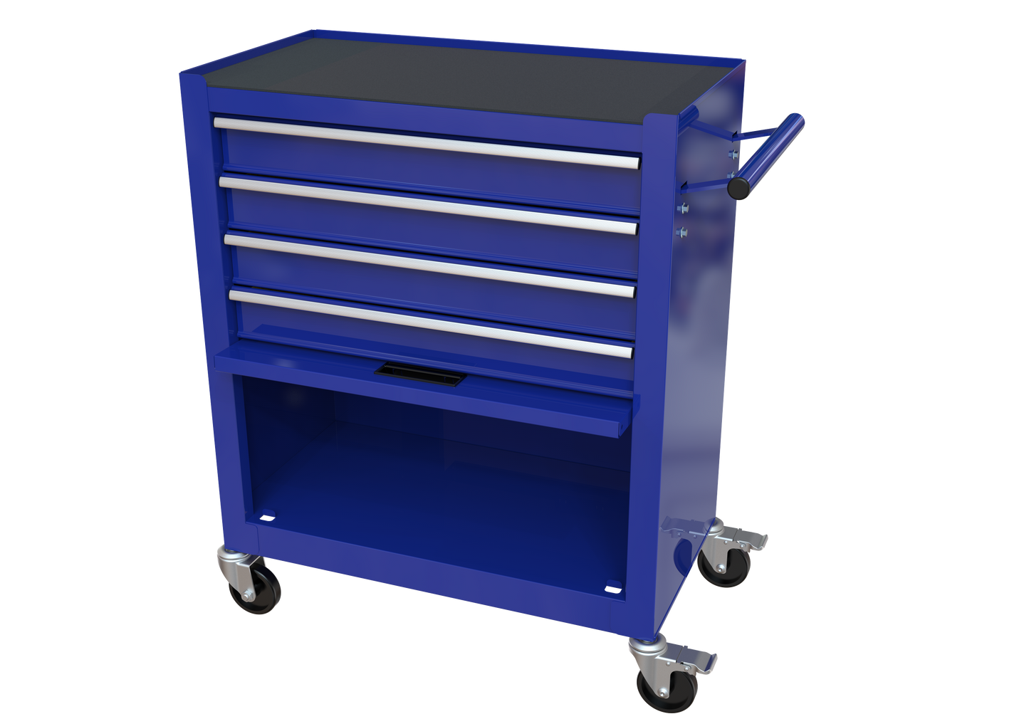 4 Drawers Tool Cabinet with Tool Sets--BLUE