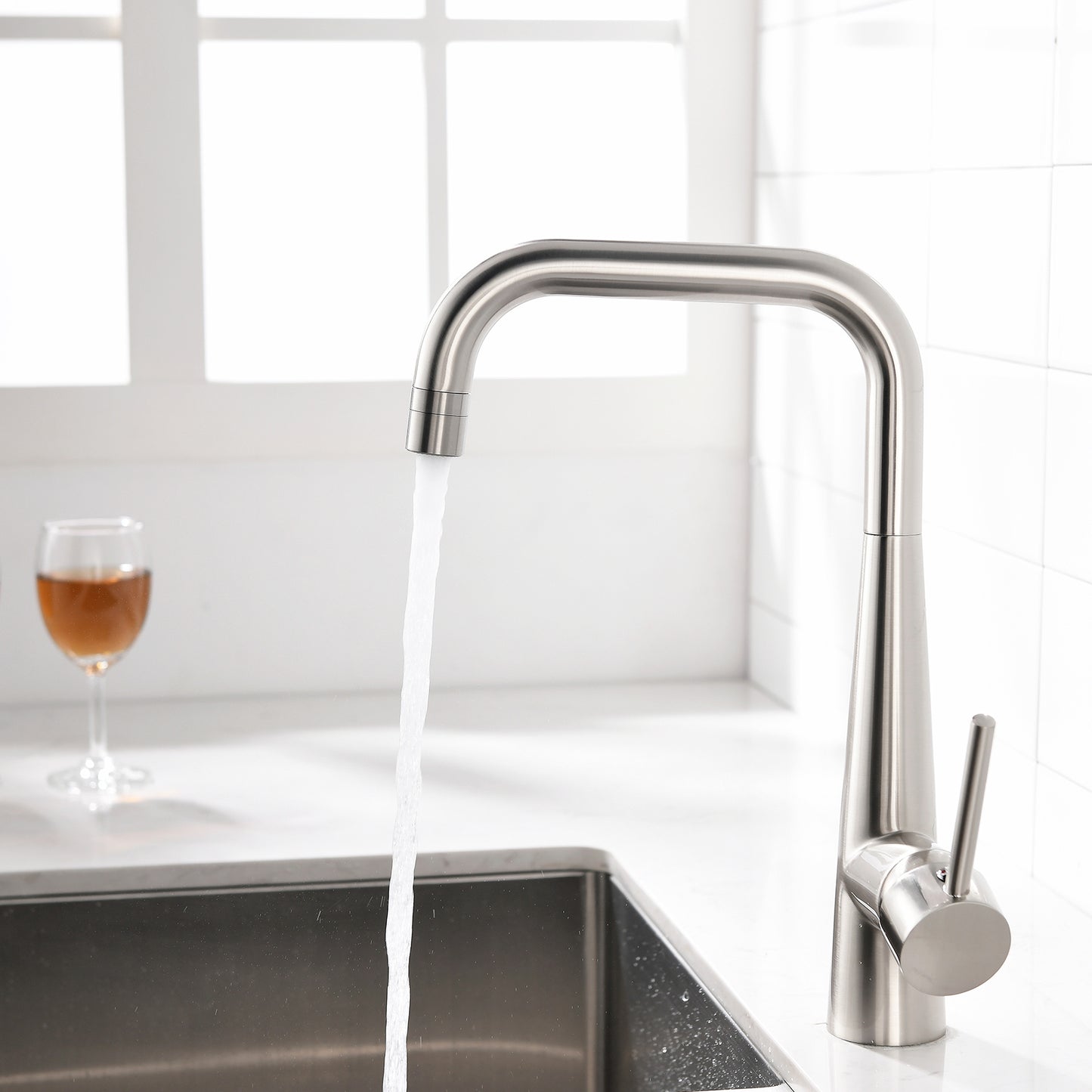 Kitchen Faucet Single Handle 1 Hole Kitchen Sink Faucets