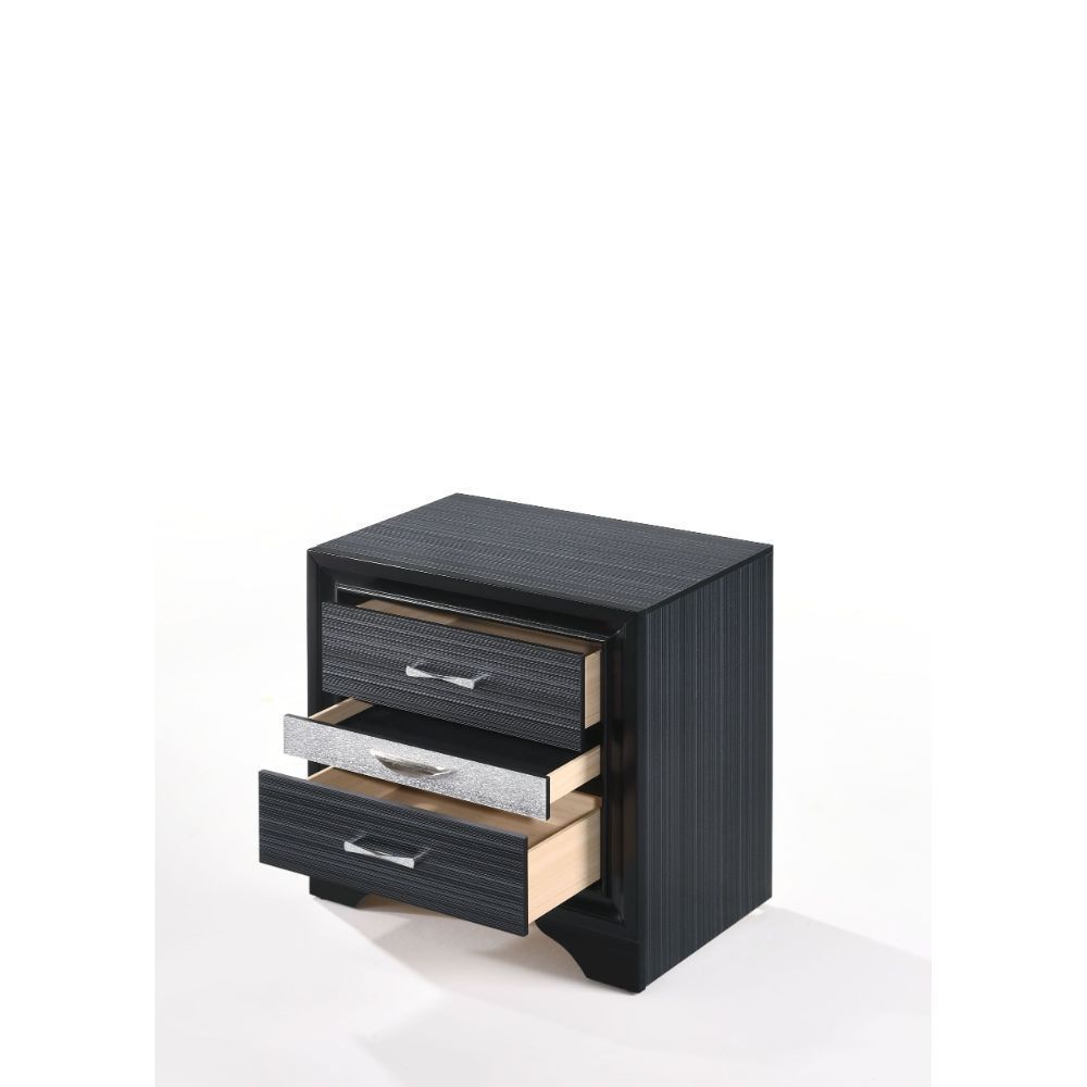 Naima Nightstand in Black 25903