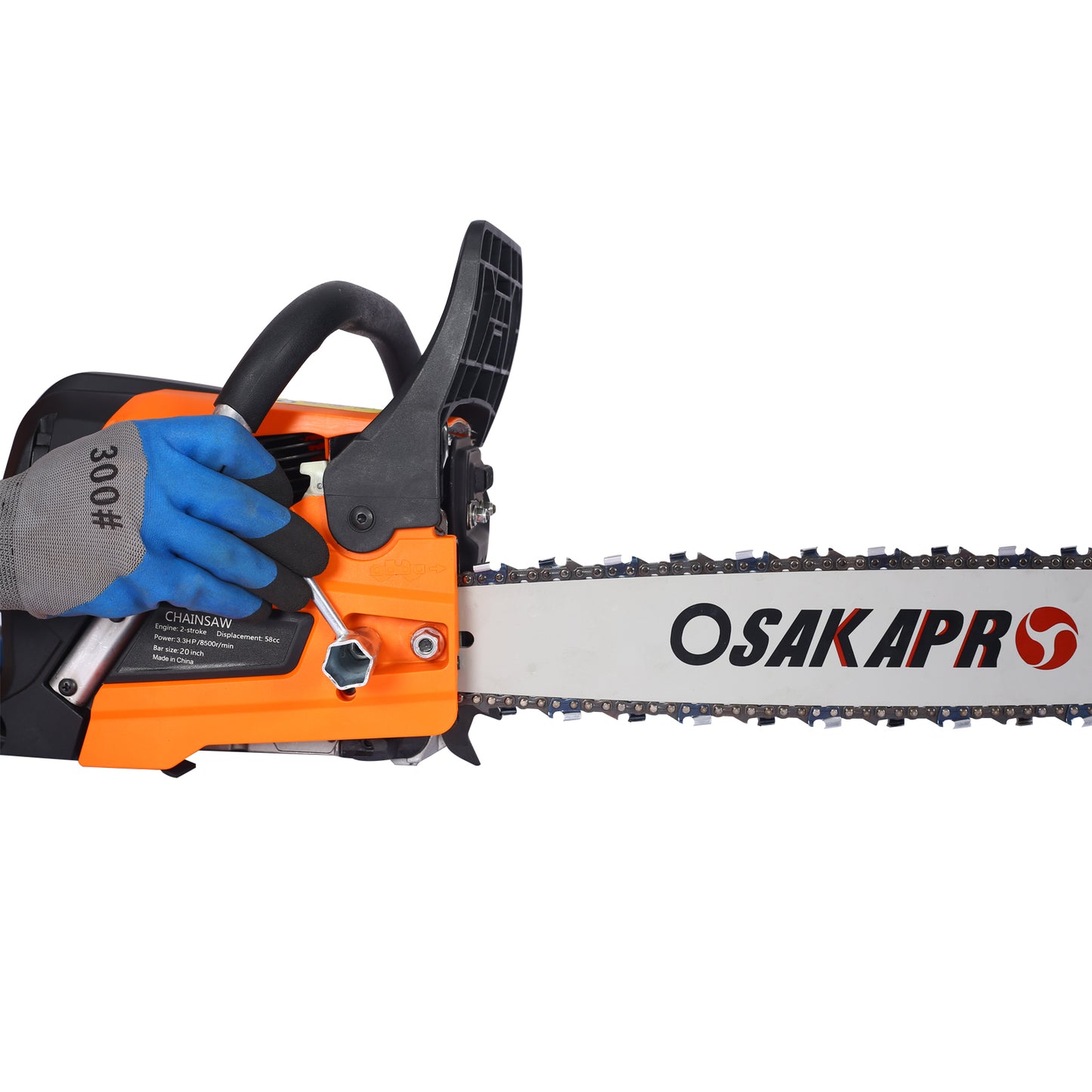 Chainsaw gas  20inch ,58cc Gasoline Chain Saw for Trees ,Wood Cutting 2-cycle EPA Compliant