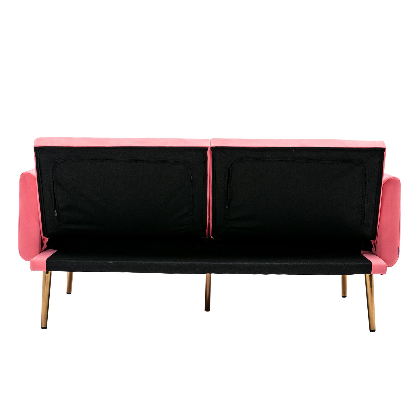 Velvet  Sofa , Accent sofa .loveseat sofa with metal  feet