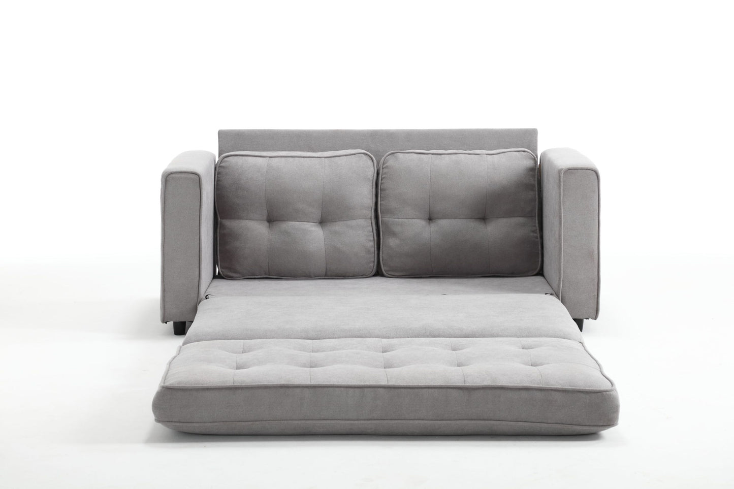 Convertible 3 Fold Sofa Bed with Storage, Space-Saving Loveseat