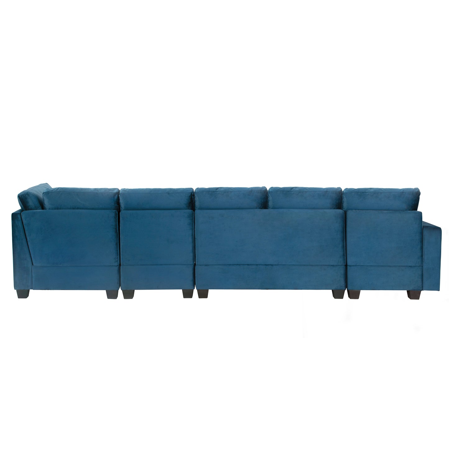 Modern L-Shaped Sectional Sofa with Convertible Chaise Lounge