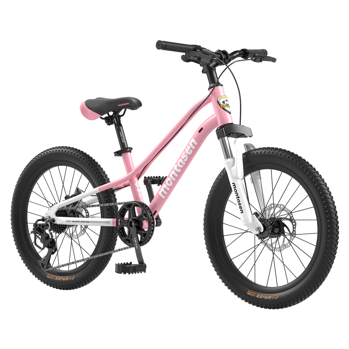 24" Youth Bike Kids Bike for Boys and Girls with Suspension Fork, 7-Speed Drivetrain, Multiple Colors.