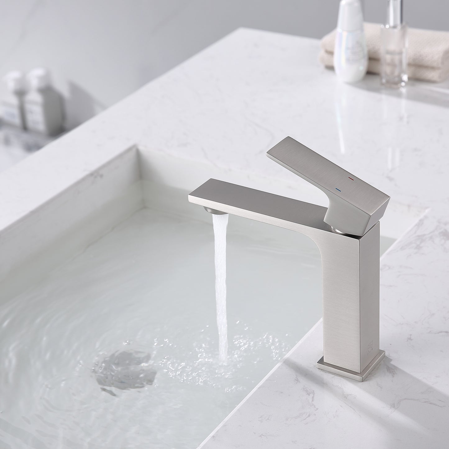 Elevate Your Bathroom with the Brushed Nickel Single Handle Lavatory Faucet