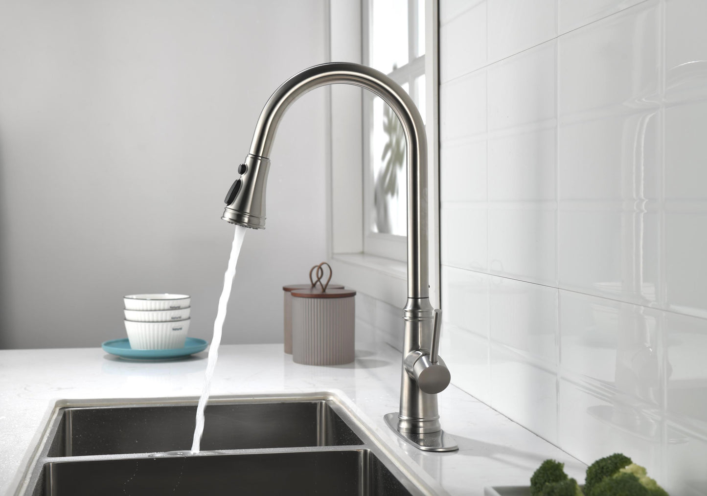 Touch Single Handle Bathroom Vanity Sink Faucet