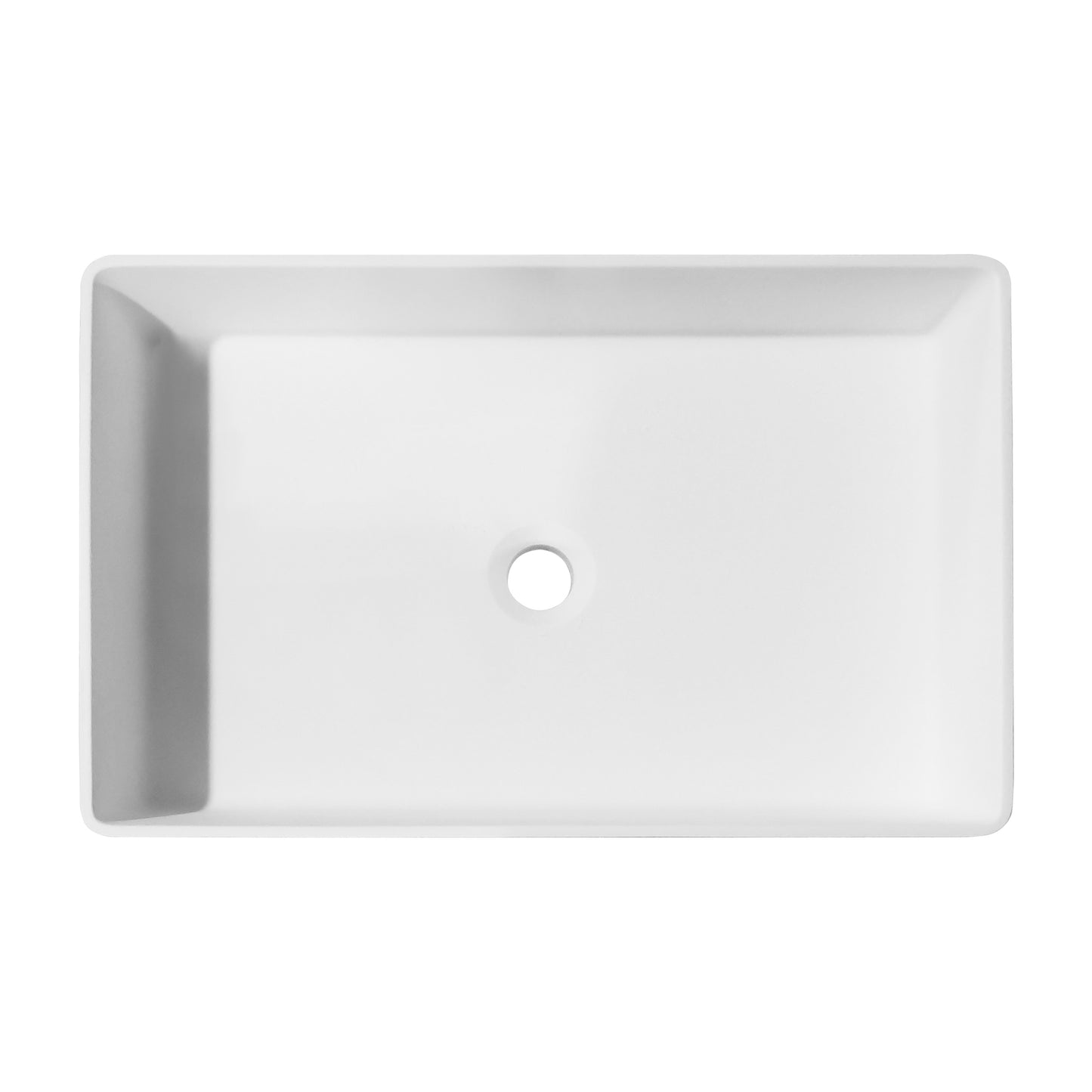 FS130A-545 Solid Surface Basin With Chrome Color PJ-Drain