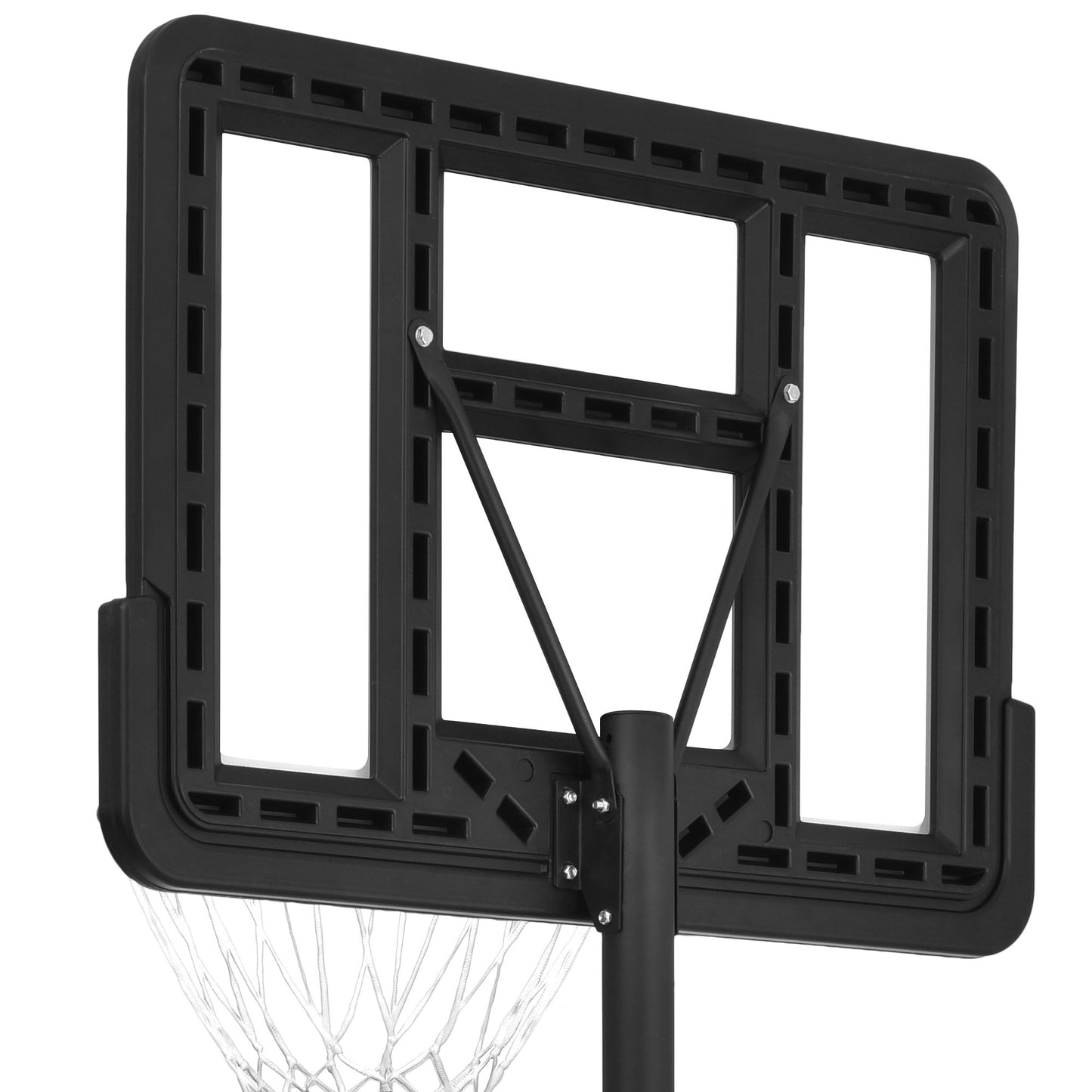 Portable Basketball Hoop Basketball System 4.76-10ft Height Adjustable for Youth Adults LED ights, Colorful lights, Waterproof Super Bright to Play at Night Outdoors,Good Gift for Kid