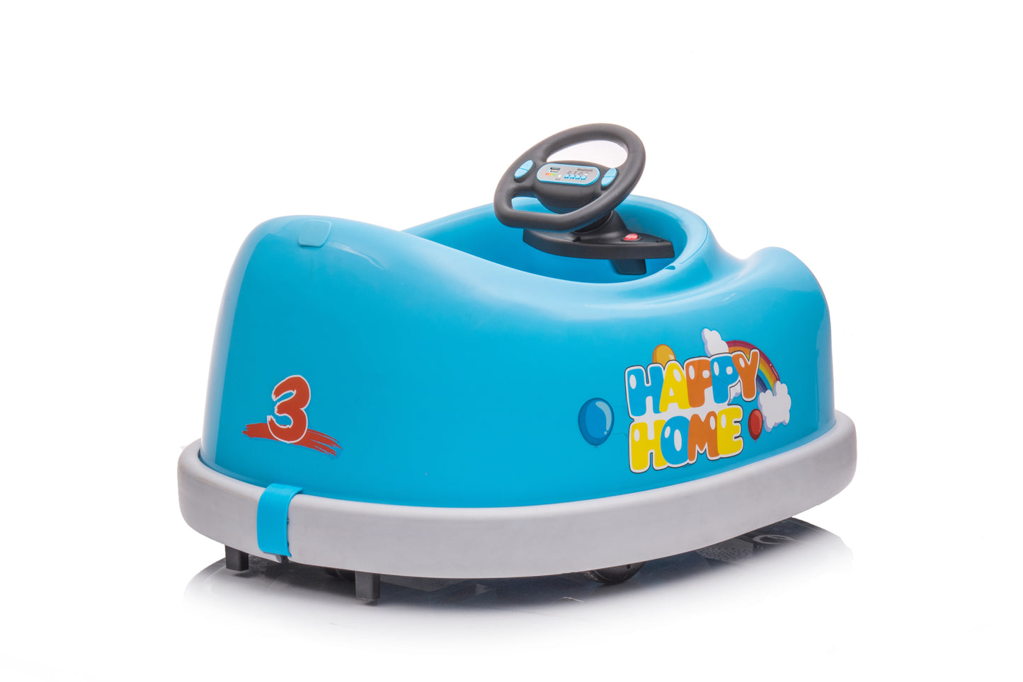 Electric Bumper Car for Kids, 12v Dual Drive Multi-Mode 1-6 Years Old Children's Ride-On Car