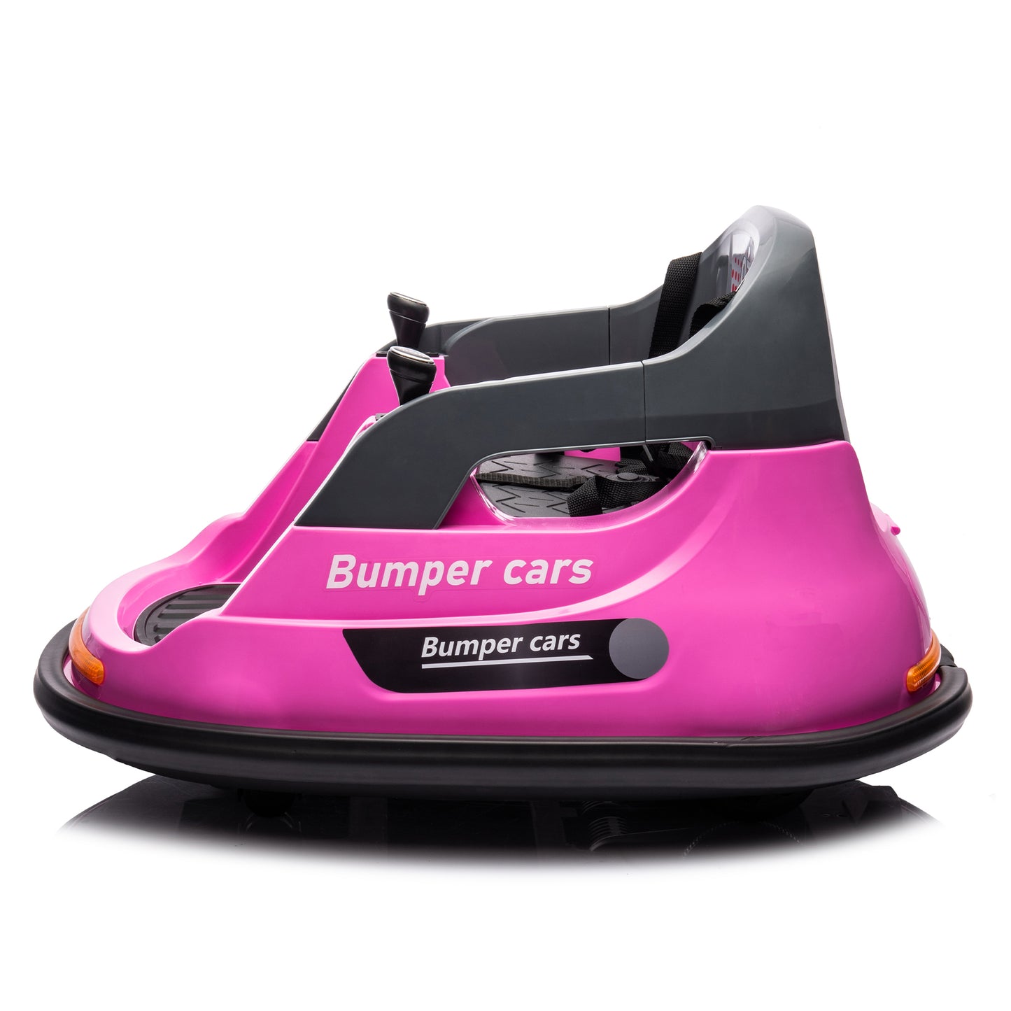 12V Pink Bumper Car with Remote Control and LED Lights