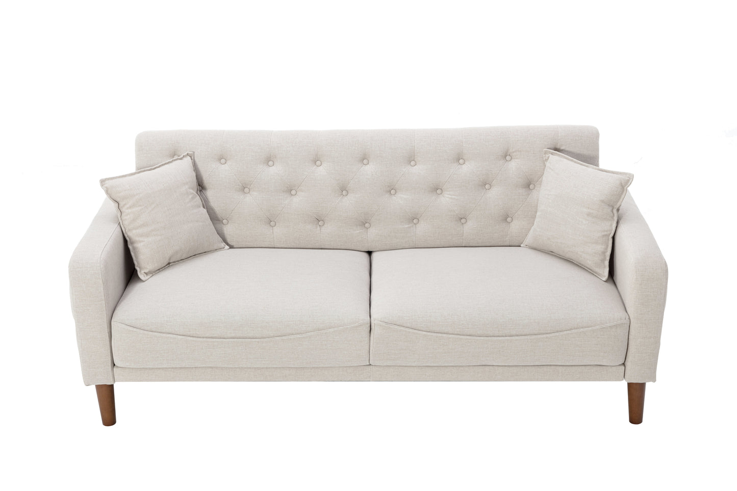 Elevate Your Living Space with the Timeless Elegance of the 2047 White Linen Sofa