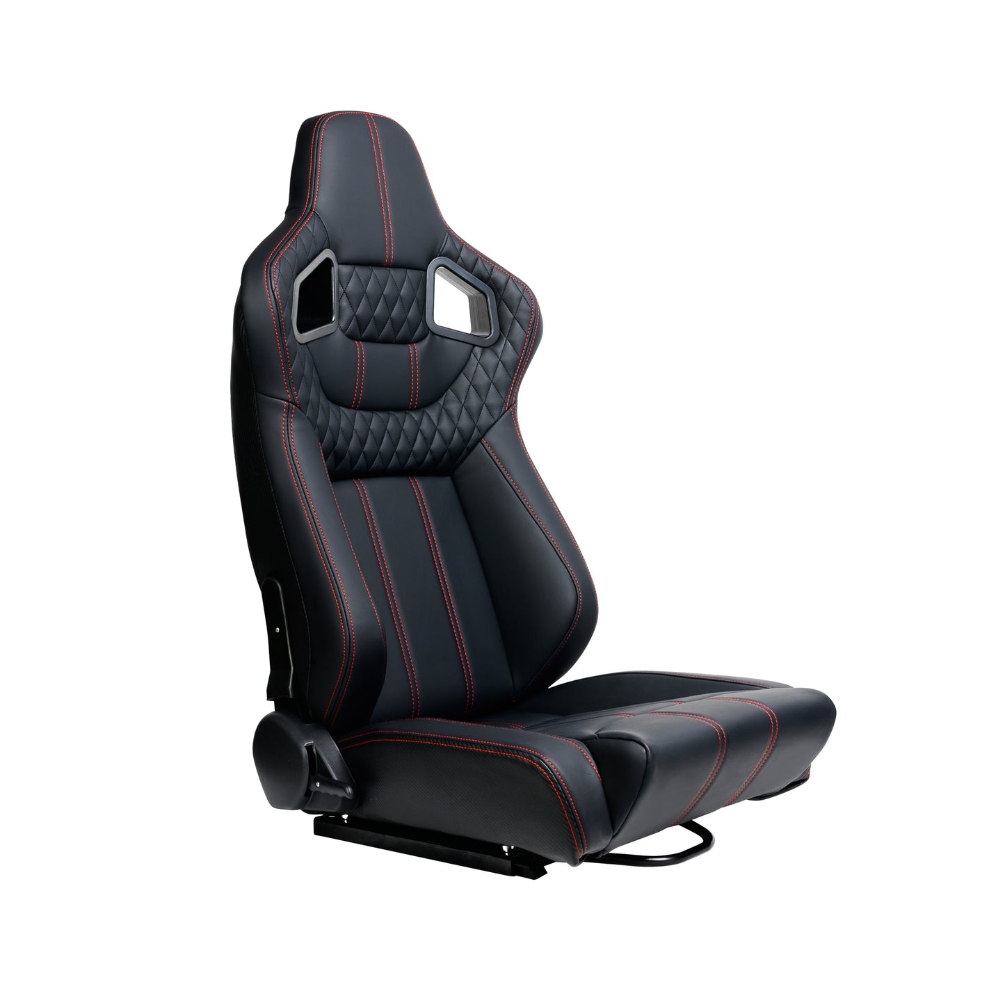 Race Car Seat - Black Vinyl Racing Seat