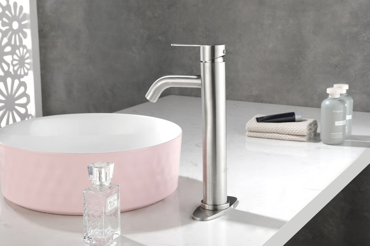 Versatile Stainless Steel Bathroom Sink Faucet for Modern RVs and Vanities