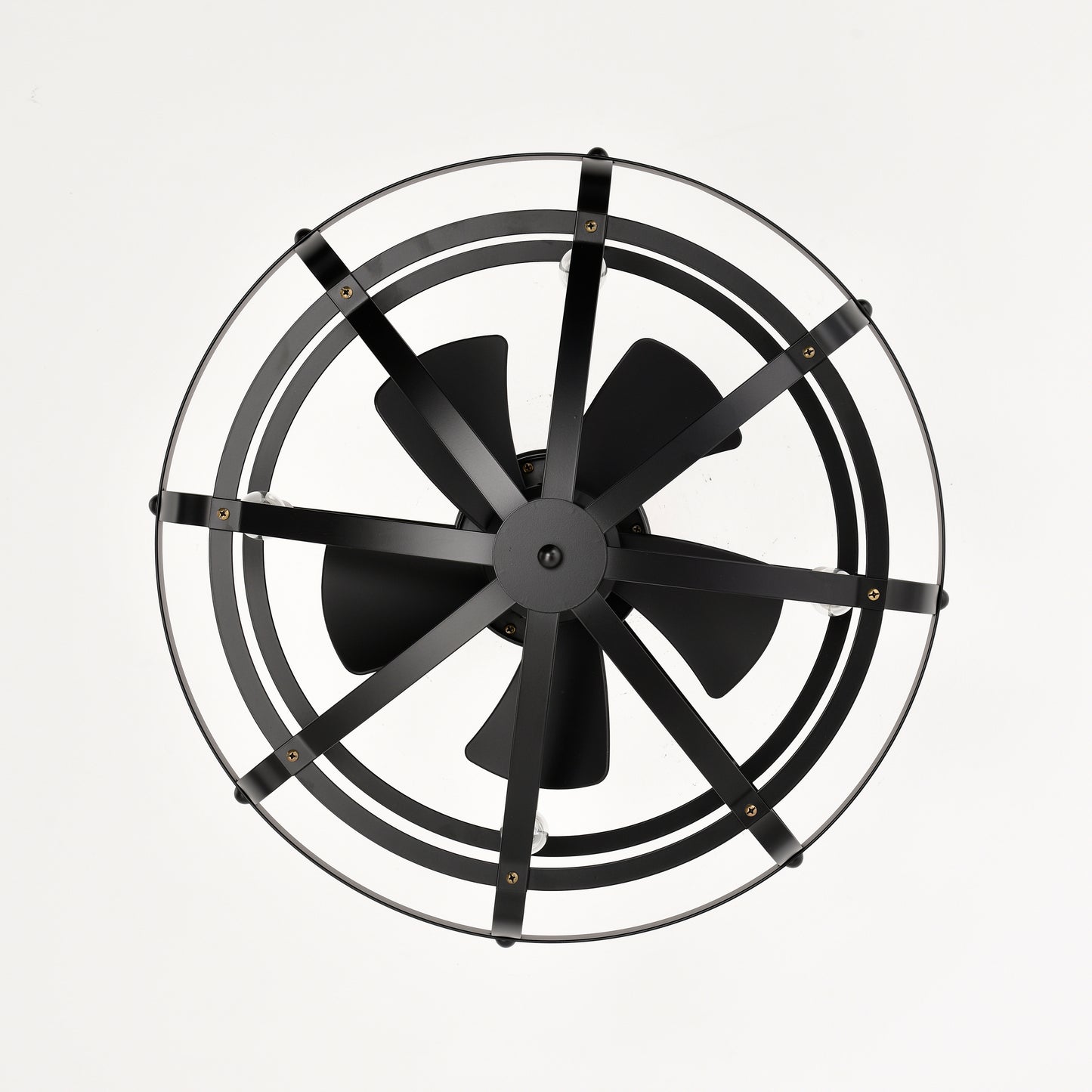 Bladeless Industrial Ceiling Fan with Reversible Motor and Remote Control