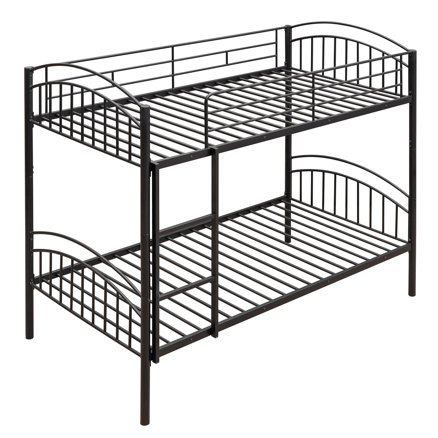 Manhattan Steel Twin Bunk Bed Set (Black)