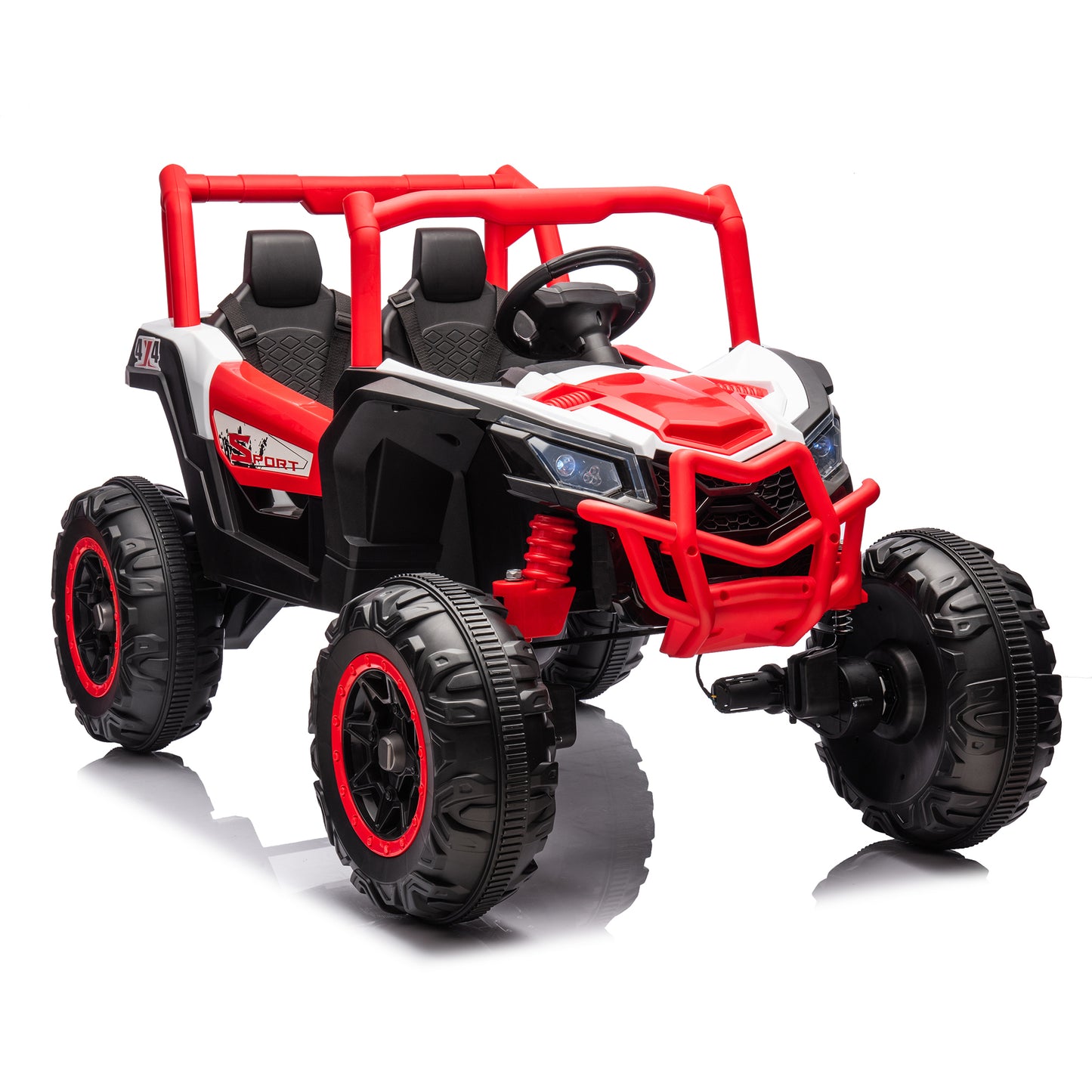 XXL 24V Ride On UTV Car for Kids - 2-Seater Off-Road Truck with Safety Belts and Parent Remote Control