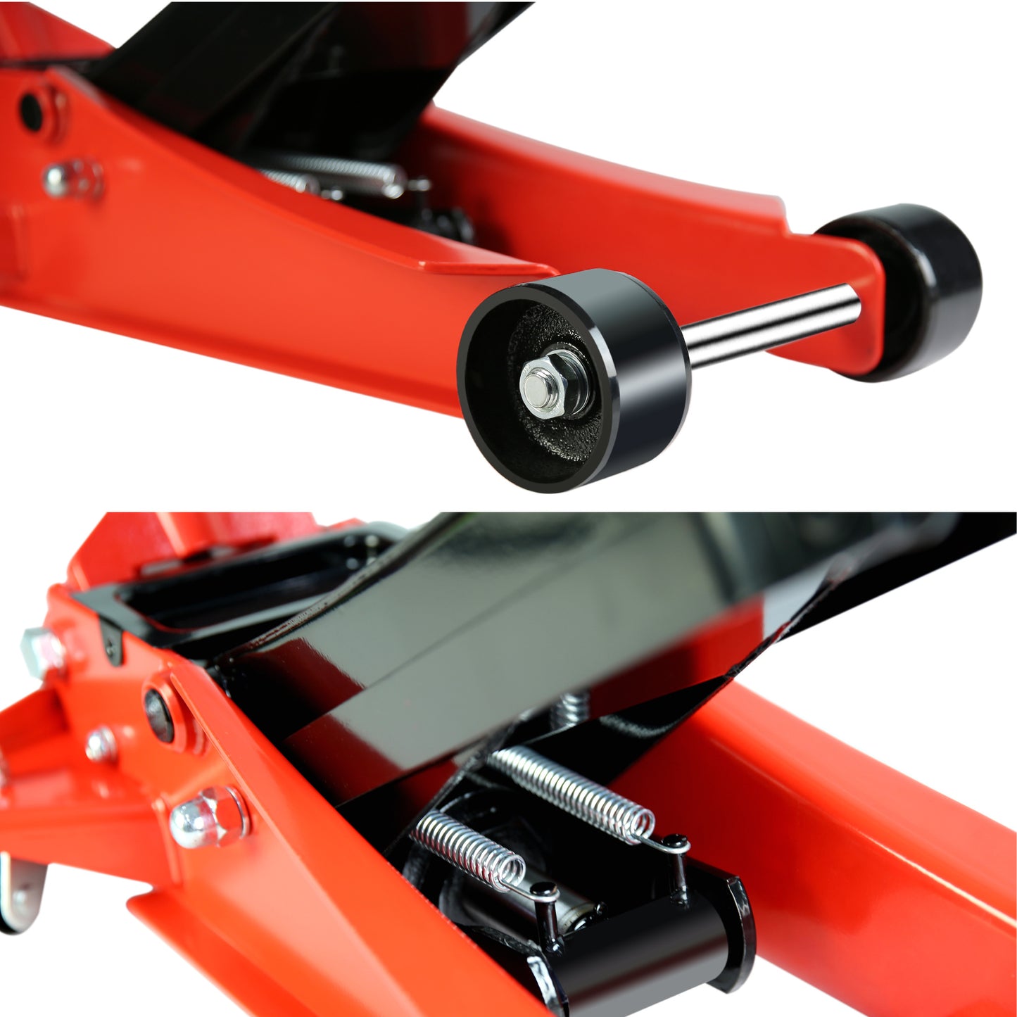 Heavy-Duty 4 Ton Low Profile Racing Floor Jack With Quick Dual Piston Pump