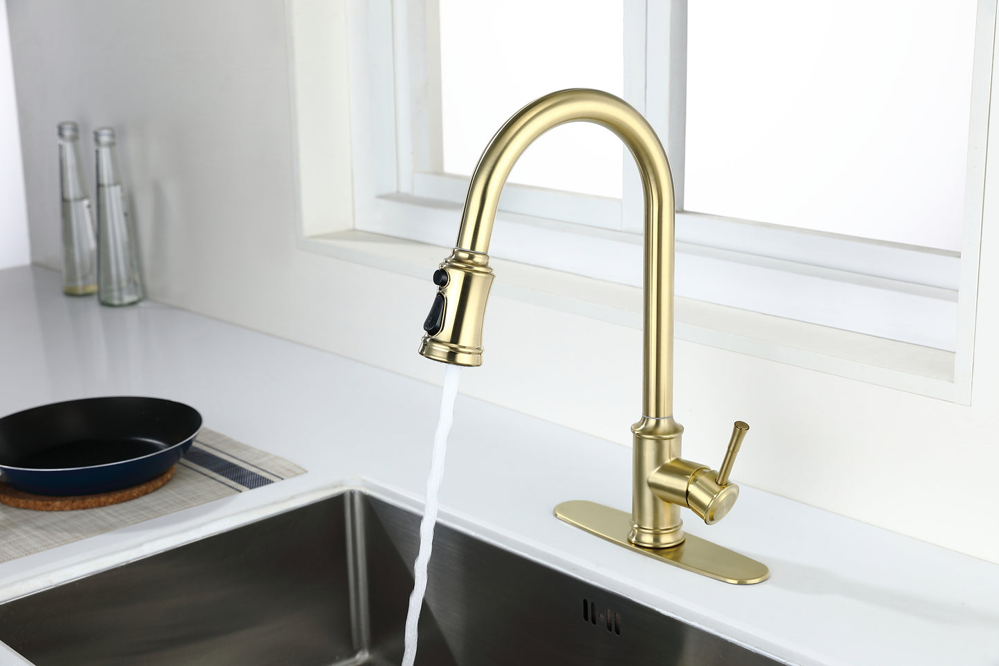 Touch Kitchen Faucet with Pull Down Sprayer