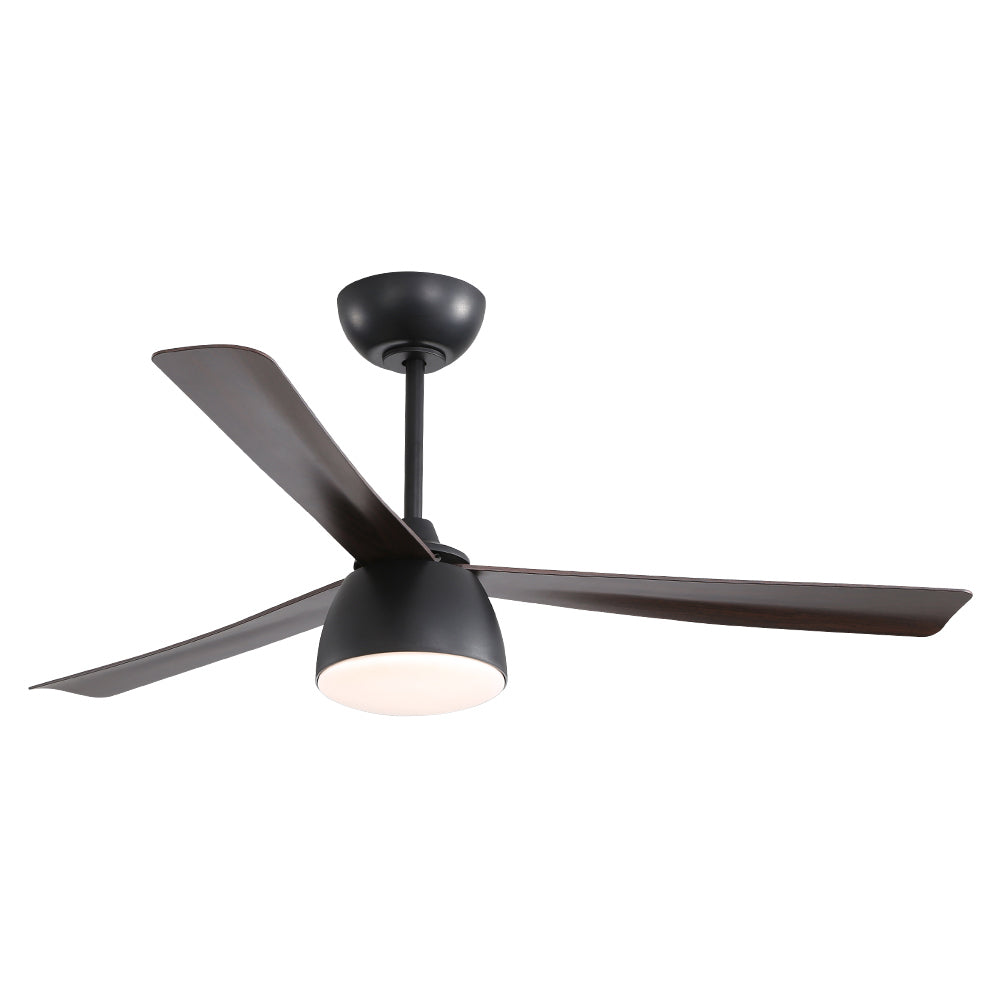 Contemporary 52 Inch LED Ceiling Fan with 6 Speed Remote Control for Versatile Living Spaces