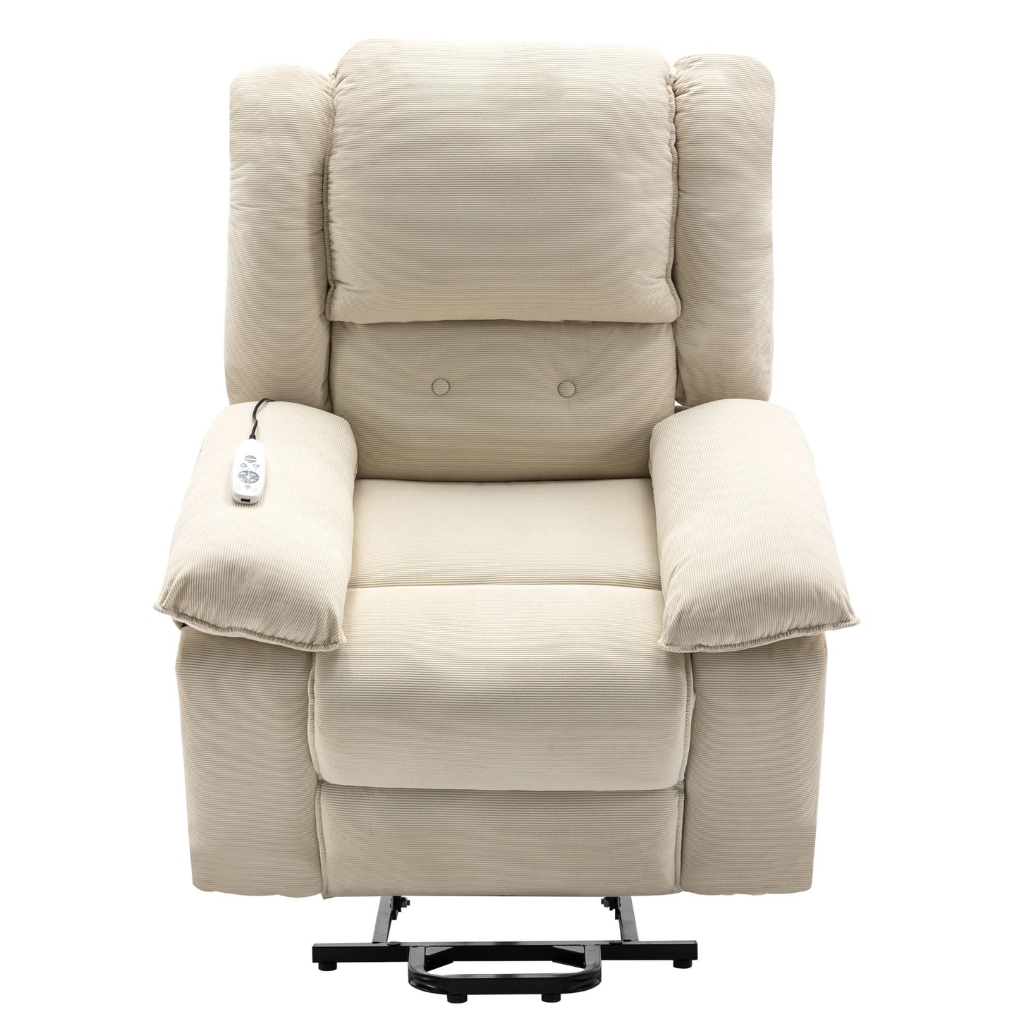 Adjustable Massage and Heating Power Lift Recliner Chair with Side Pocket