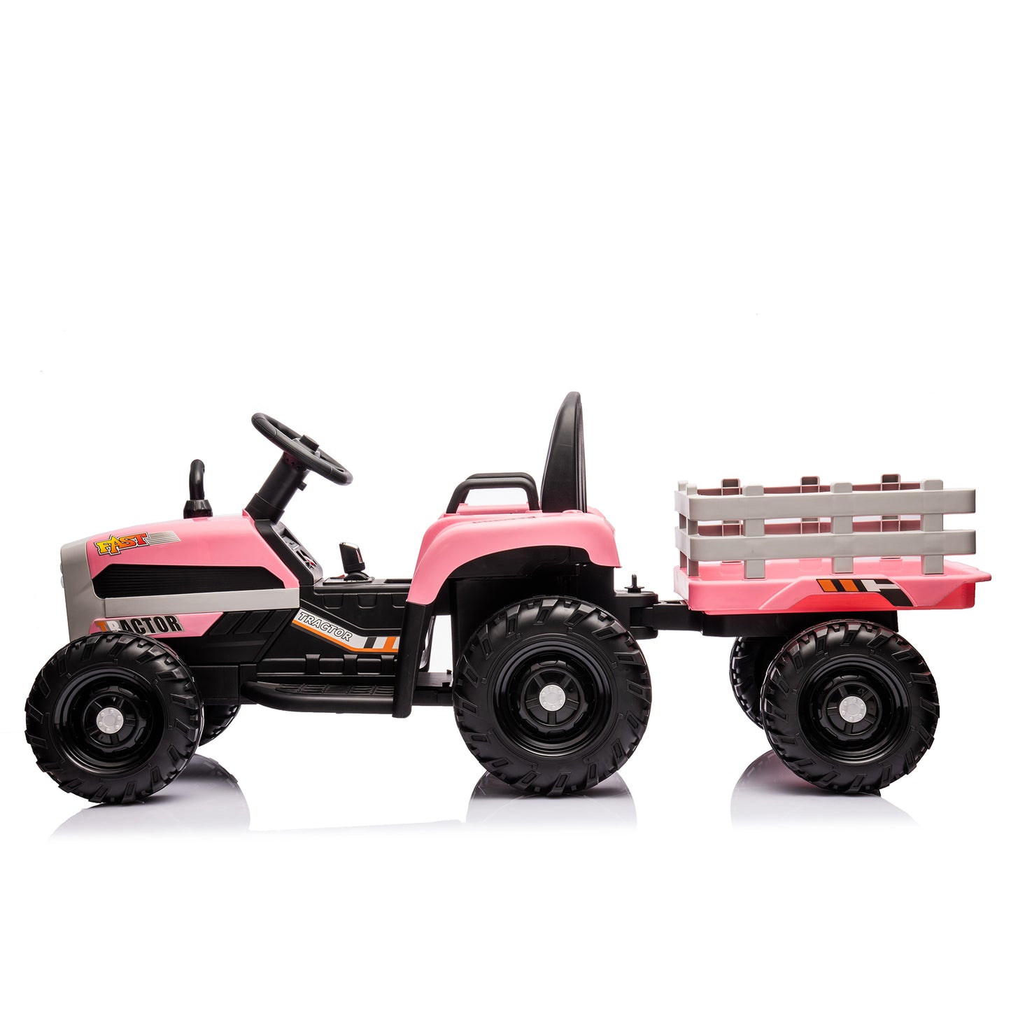 Electric Tractor Toy with Remote Control and Multiple Features