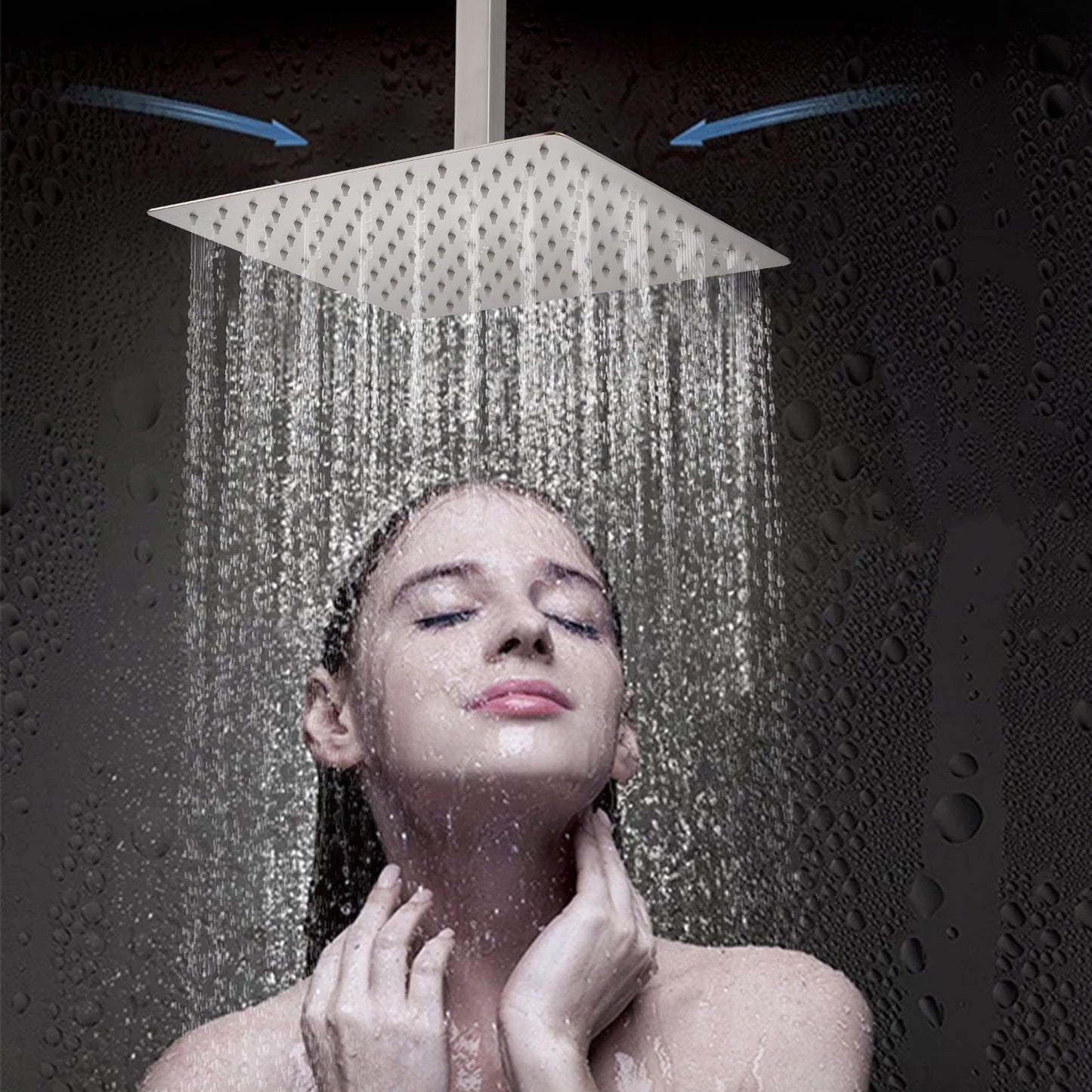 Luxurious 10-Inch Stainless Steel Showerhead for Spa-Like Shower Experience