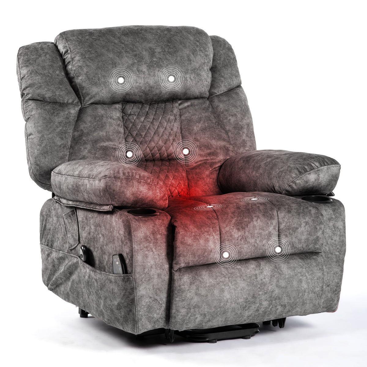 Massage and Heat Power Lift Recliner Chair for Enhanced Comfort