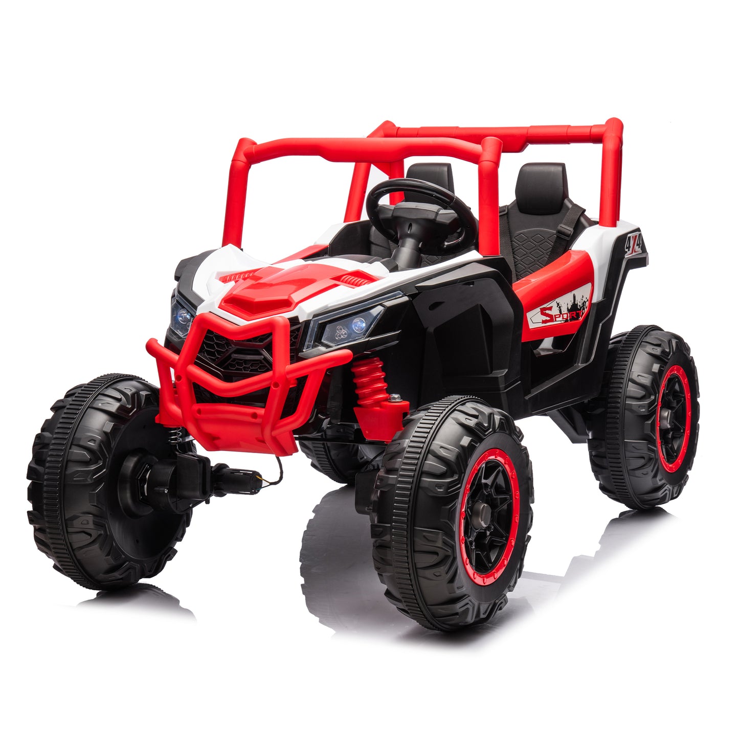 XXL 24V Ride On UTV Car for Kids - 2-Seater Off-Road Truck with Safety Belts and Parent Remote Control