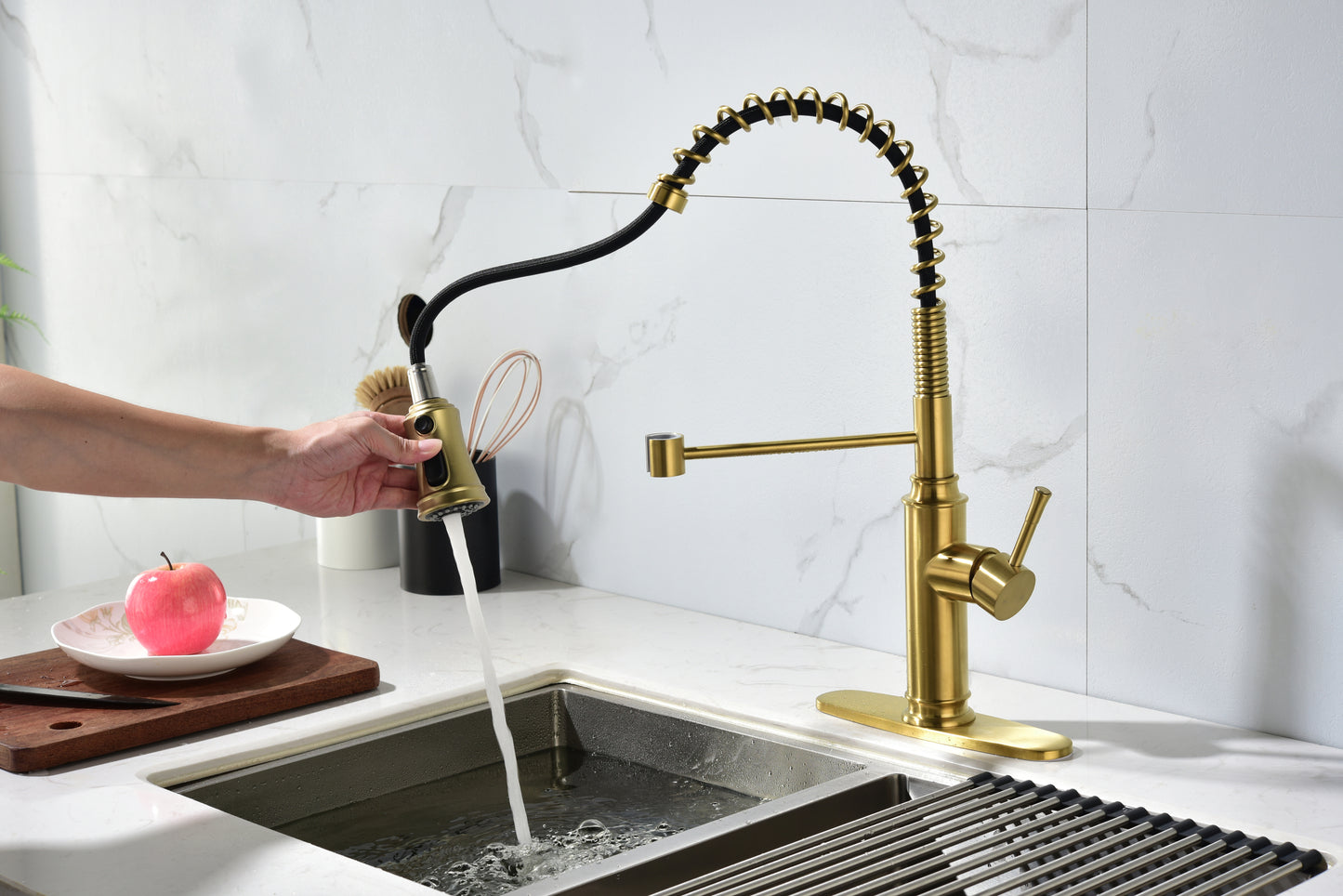 Kitchen Faucet with Pull Down Sprayer