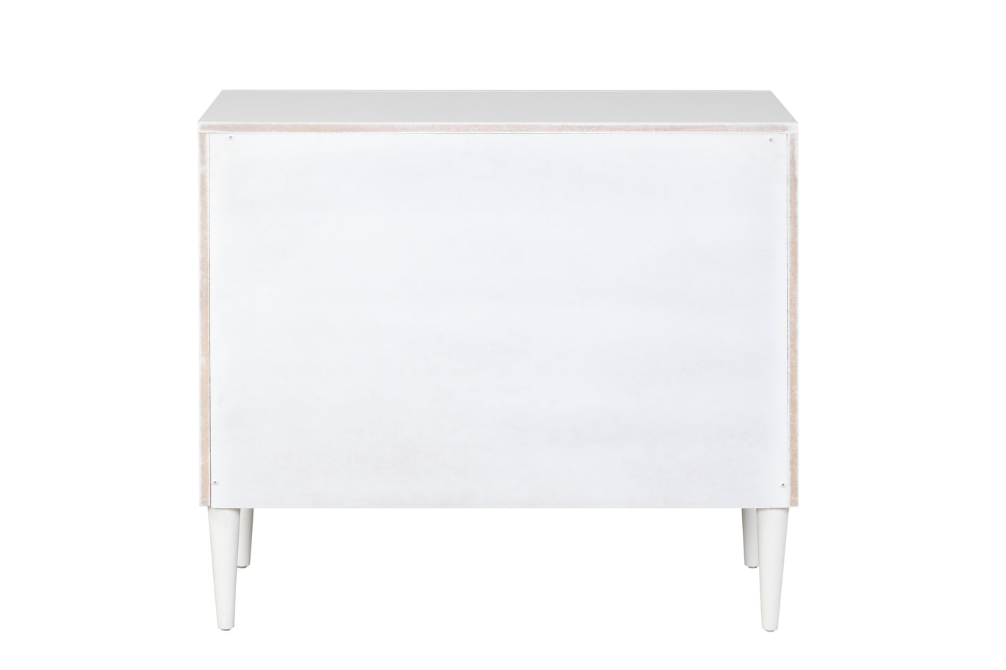 Dubni Accent Table in White & Black Finish AC00394