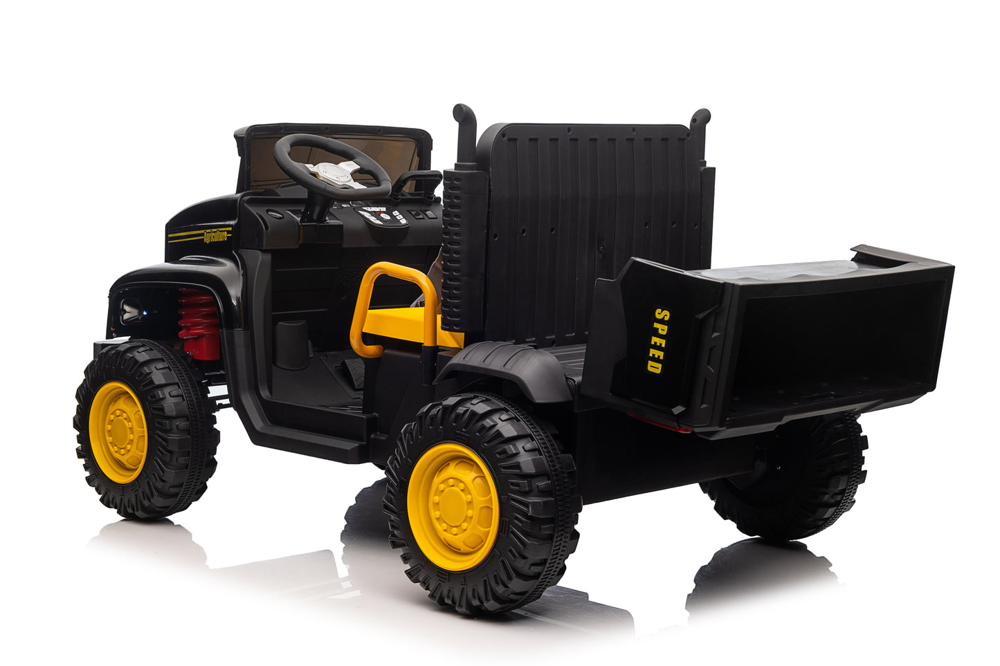 24V Double Drive Children's Ride-on Car with 2 Seats, USB, MP3, Bluetooth, and Remote Control