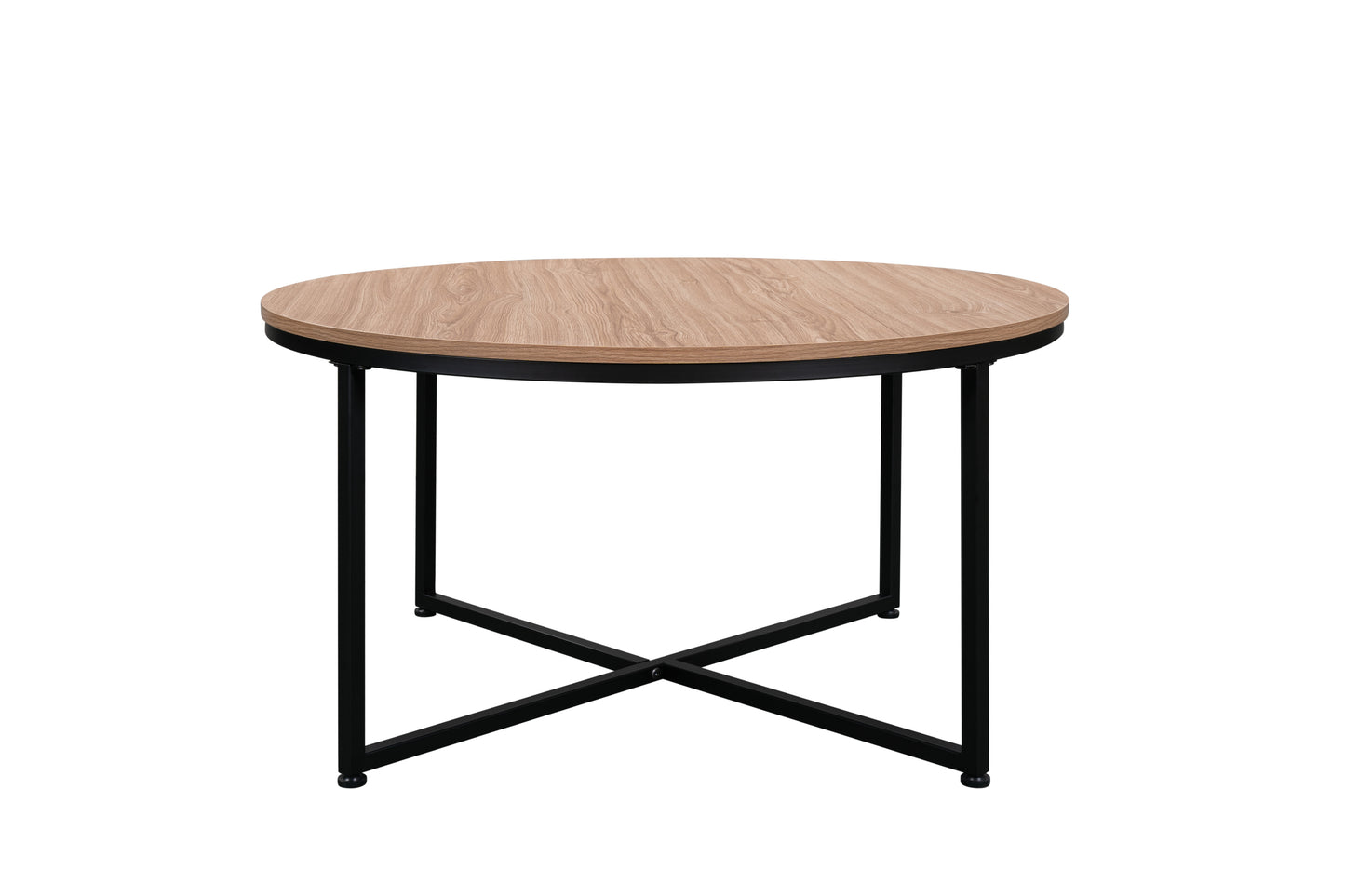 Contemporary Round Metal Coffee Table