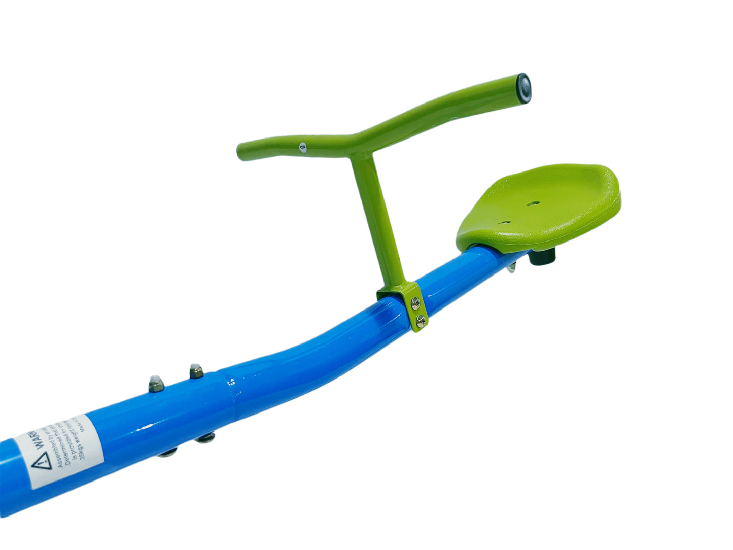 360° Swivel Seesaw for Kids - Green and Blue, Age 3+