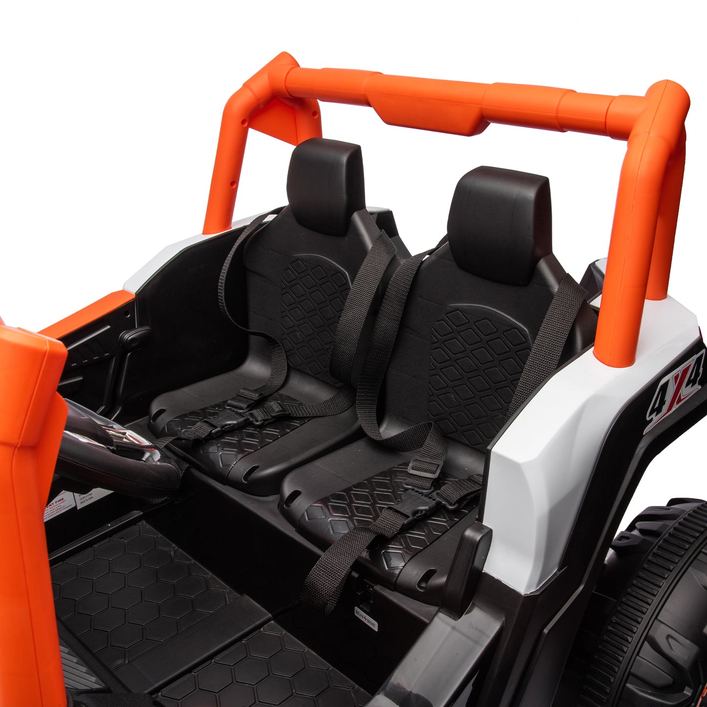 2-Seater 24V Ride-On UTV Car with Remote Control and Safety Belts