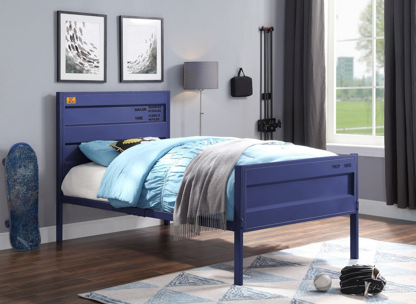 Cargo Twin Bed, Blue 35930T