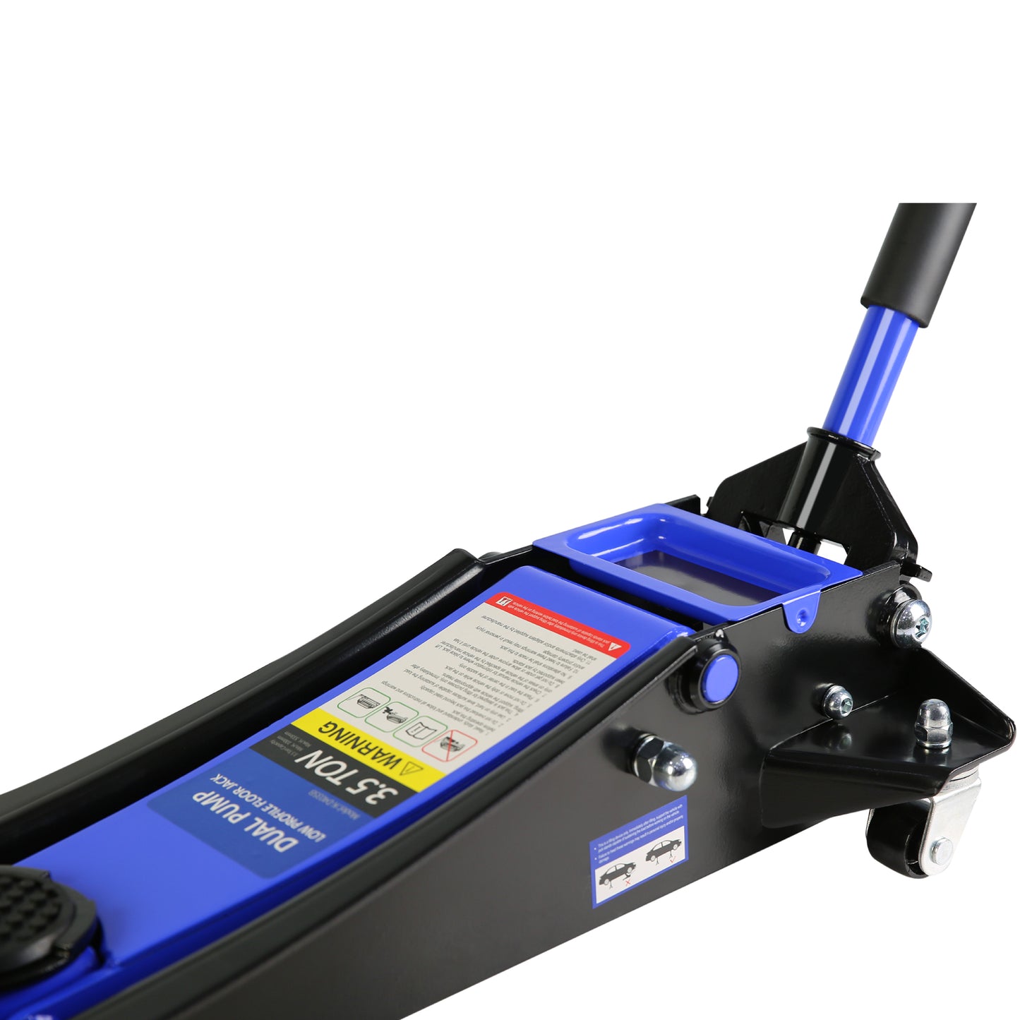 3.5 Ton Low Profile Floor Jack with Dual Piston Quick Lift Pump