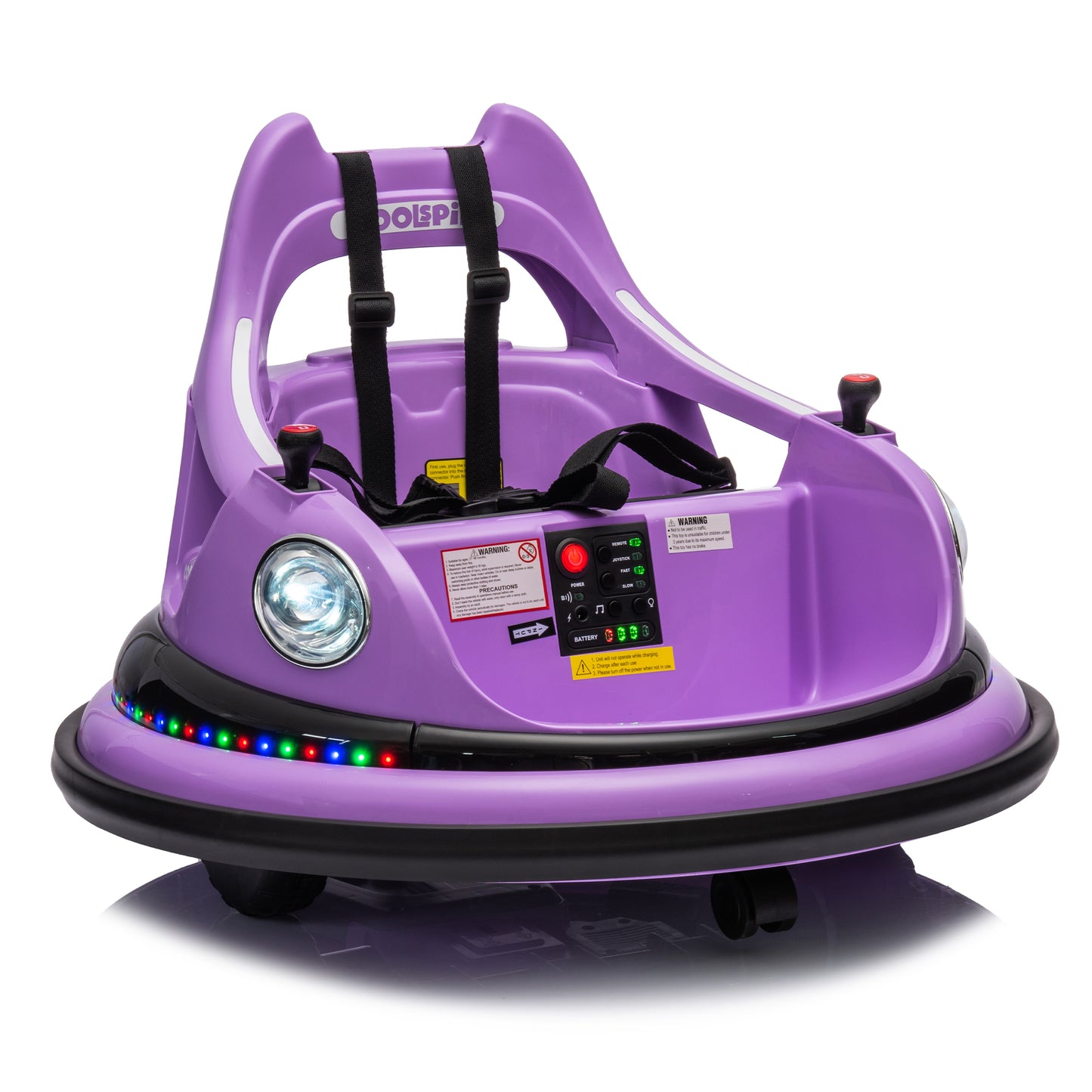 Electric Bumper Car for Kids Aged 1.5-5 Years Old with Remote Control and Safety Features