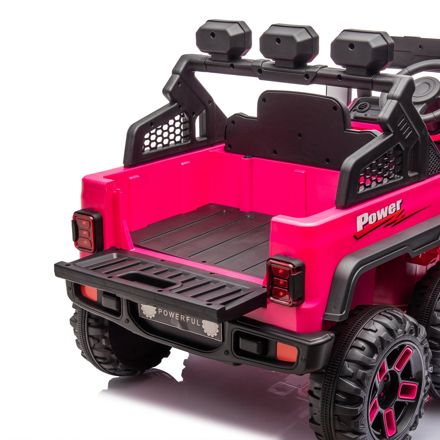 24V Ride On Large Pickup Truck Car for Kids with Remote Control and Bluetooth Music