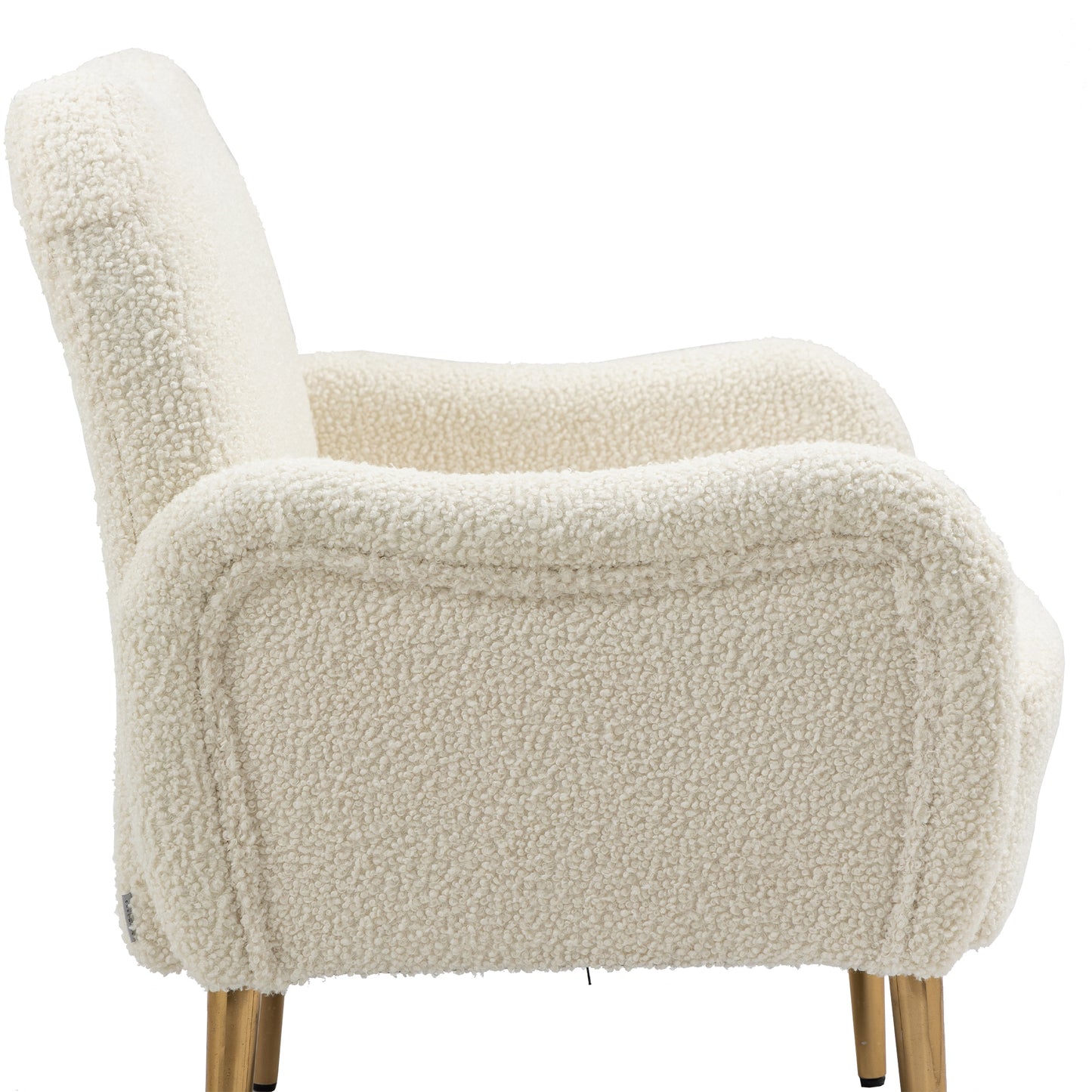 Velvet Chair , Accent  chair/ Living room lesiure chair with metal feet