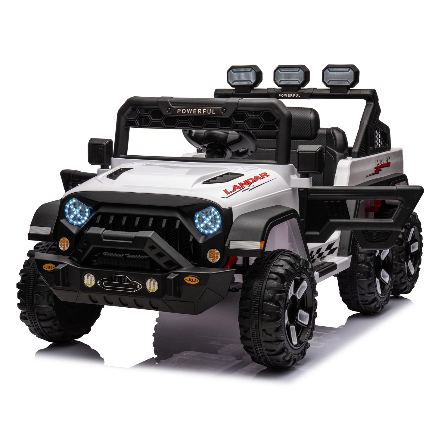 24V Ride On Large Pickup Truck Car for Kids with Remote Control and Bluetooth Music