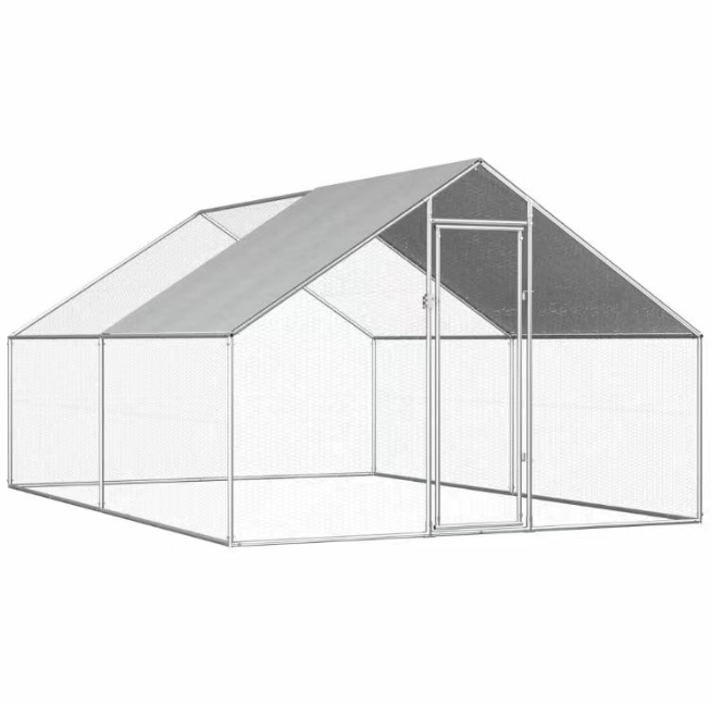 7.5FT Dog Run Coop with feeding part