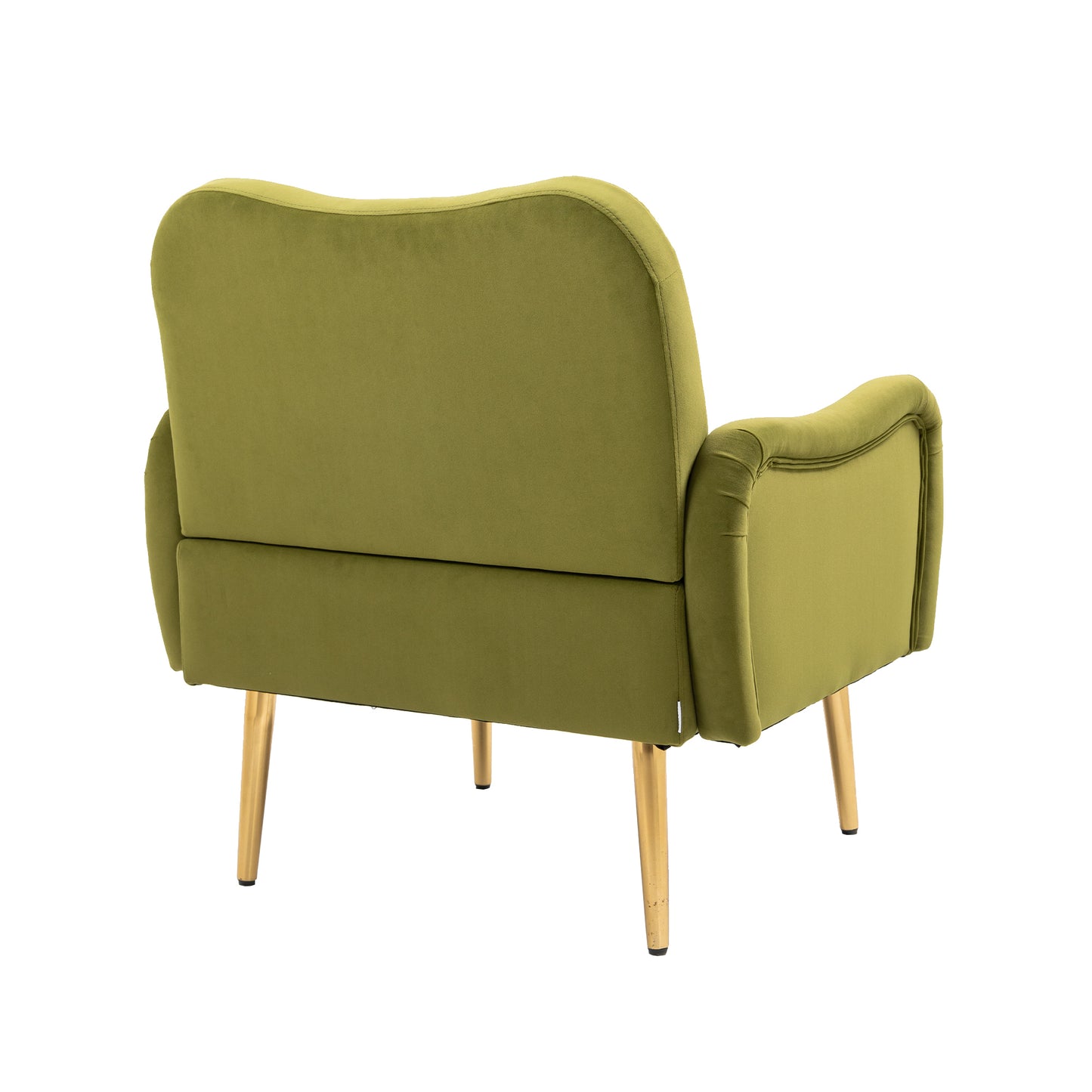 Velvet Chair , Accent  chair/ Living room lesiure chair with metal feet