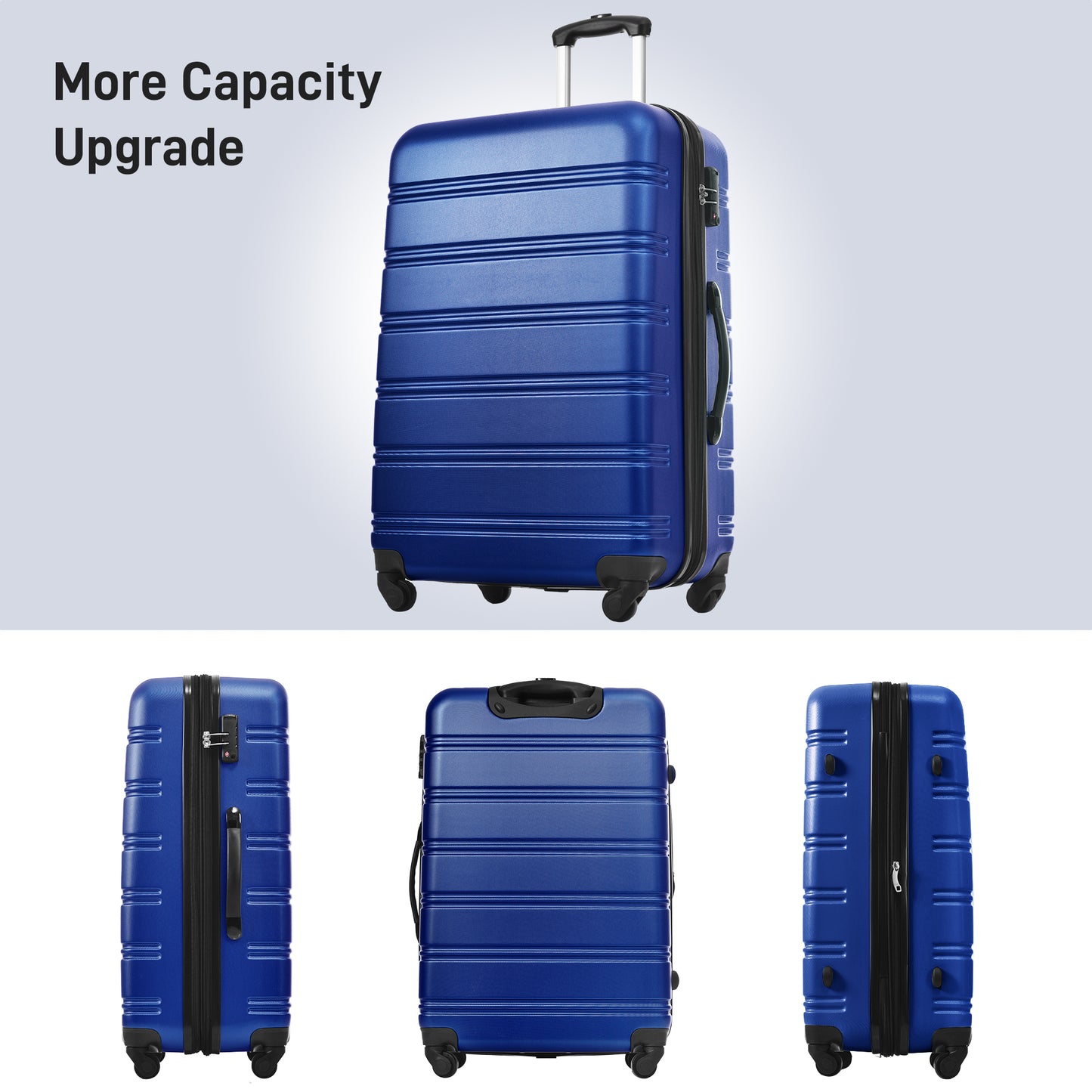 Luggage Sets of 2 Piece Carry on Suitcase Airline Approved,Hard Case Expandable Spinner Wheels