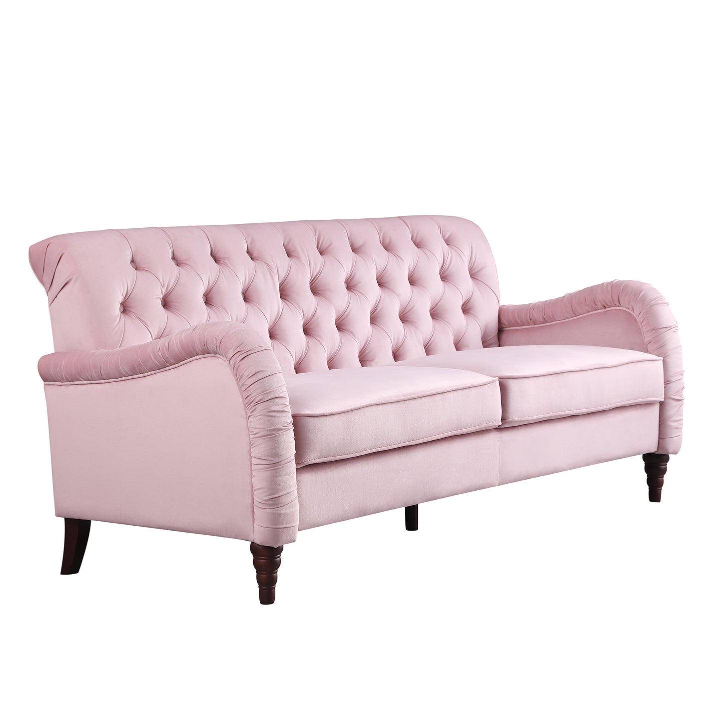 Chesterfield sofa ;3 seater ,modern sofa,Pink color