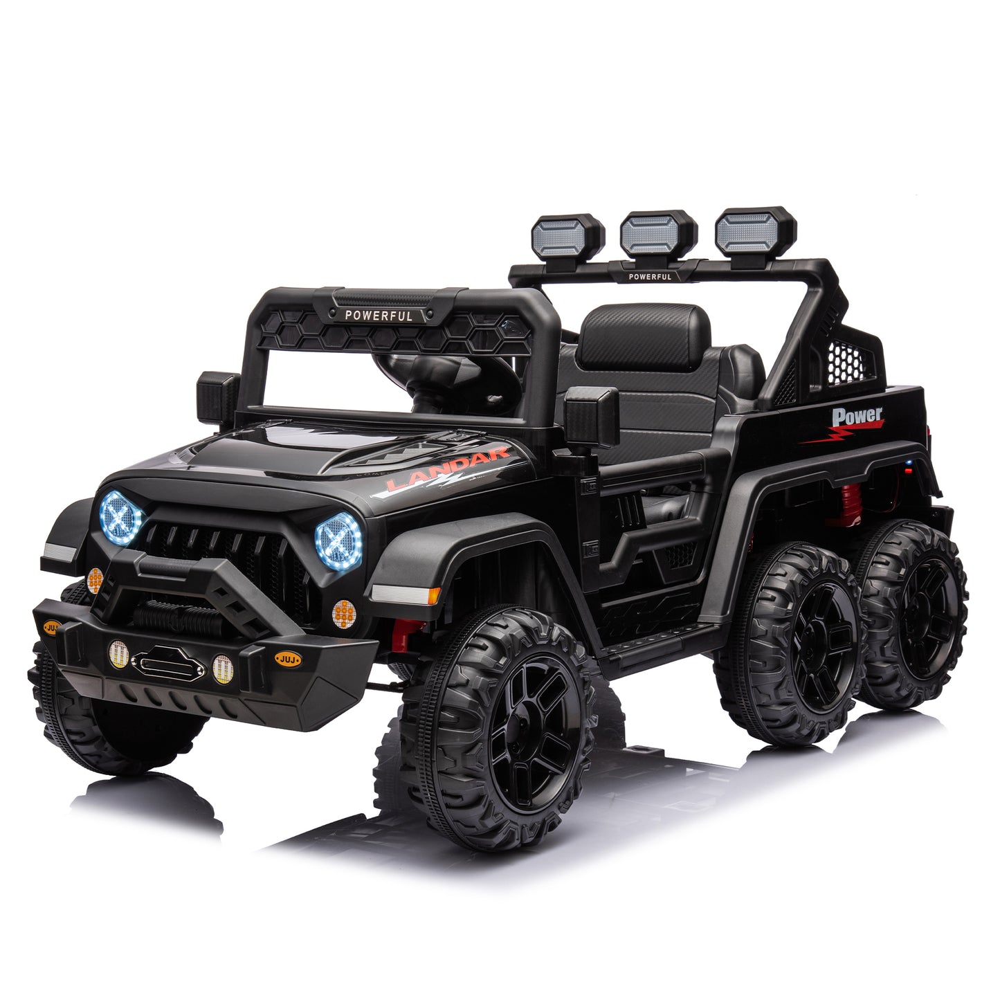 24V Ride On Large Pickup Truck Car for Kids with Remote Control and Bluetooth Music