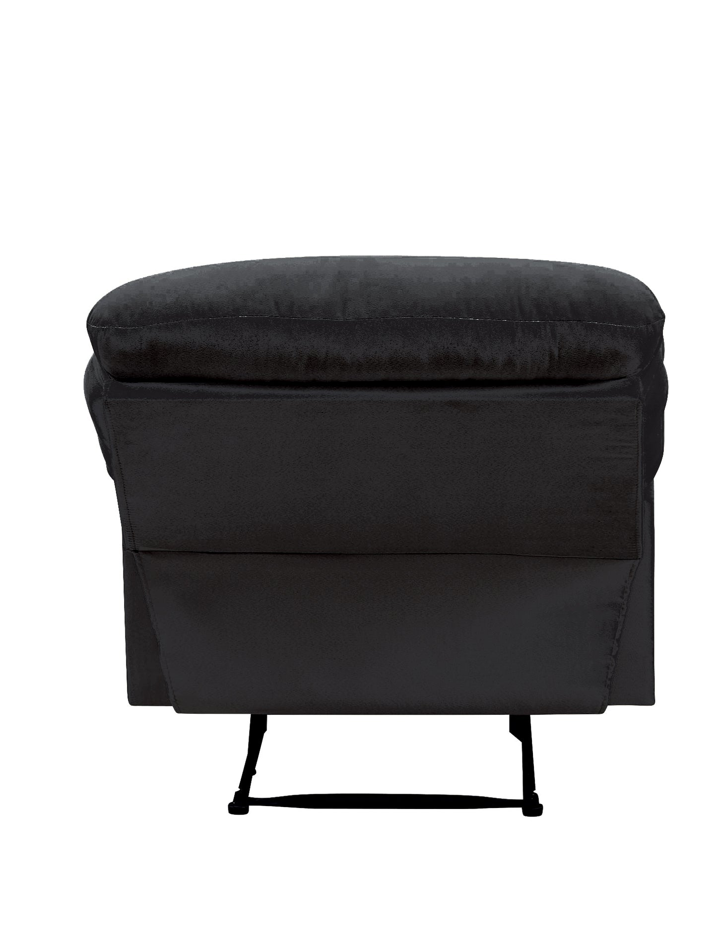 Black Woven Fabric Arcadia Recliner with Motion Mechanism